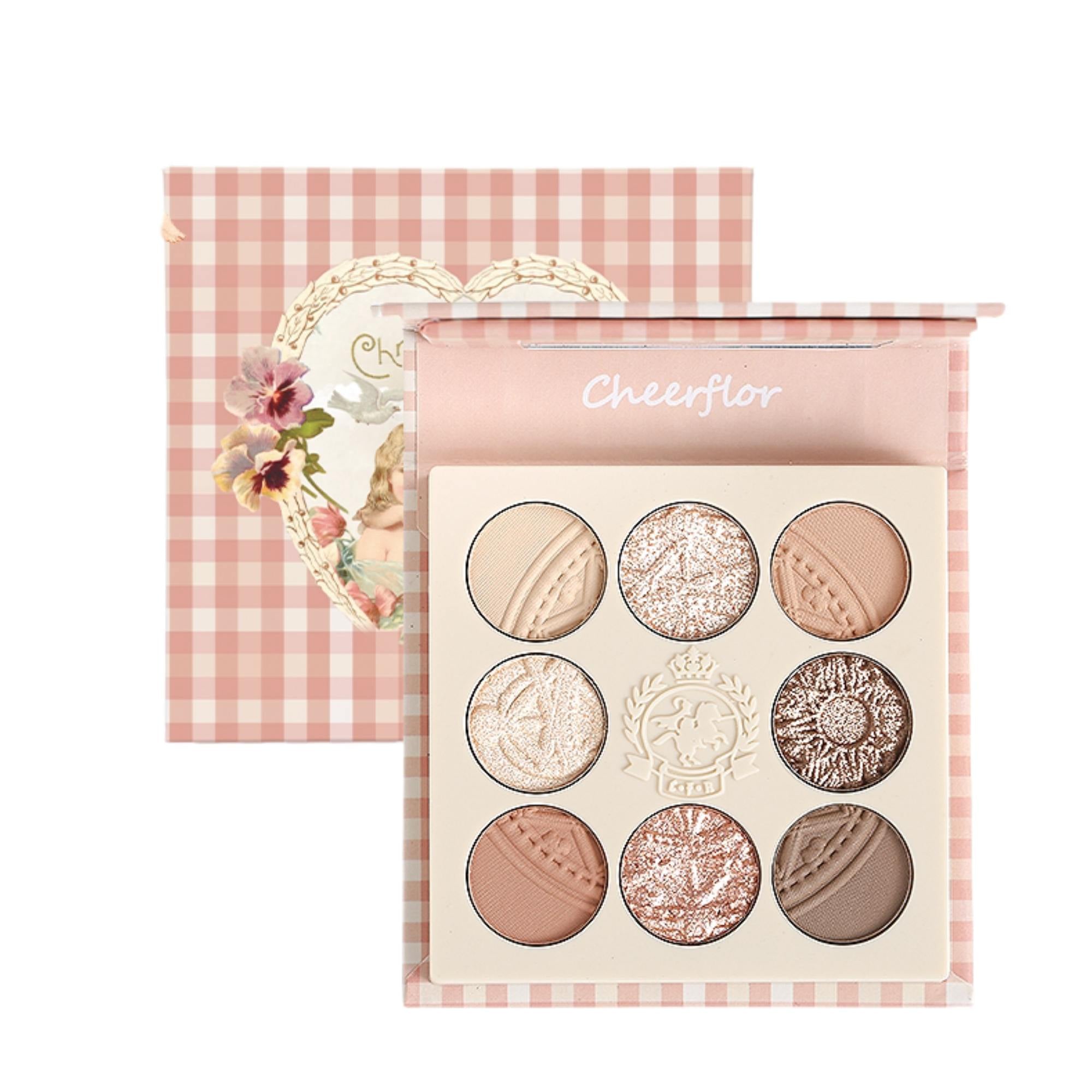 CHEERFLOR Angle Sculpture Collection 8-color Eyeshadow Palette T5572