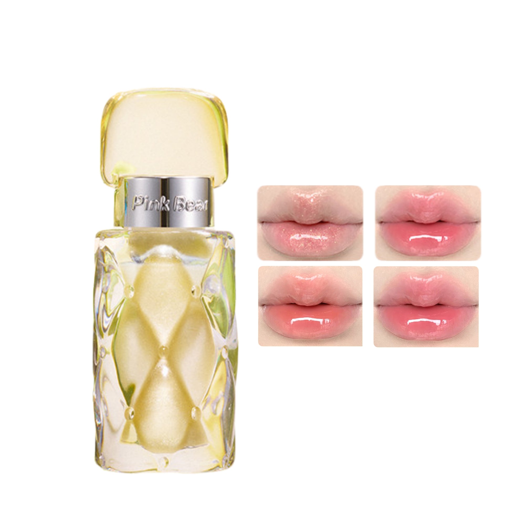 Pink Bear Sunshine Orchard Collection Moist Glossy Essence Lip Dew T5928