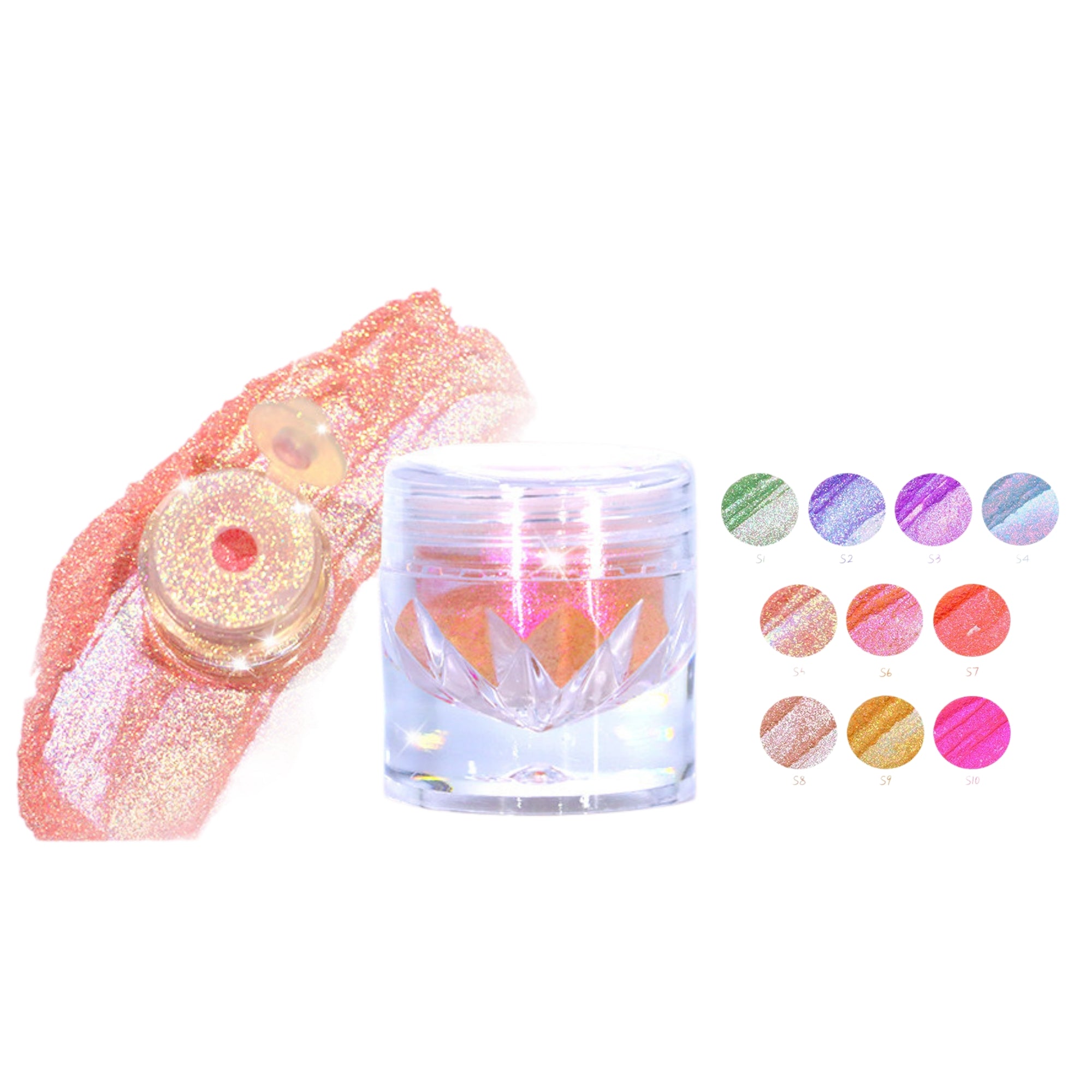 SheenEffect Optical Chameleon Illusion Glitter Mono Eyeshadow T5953