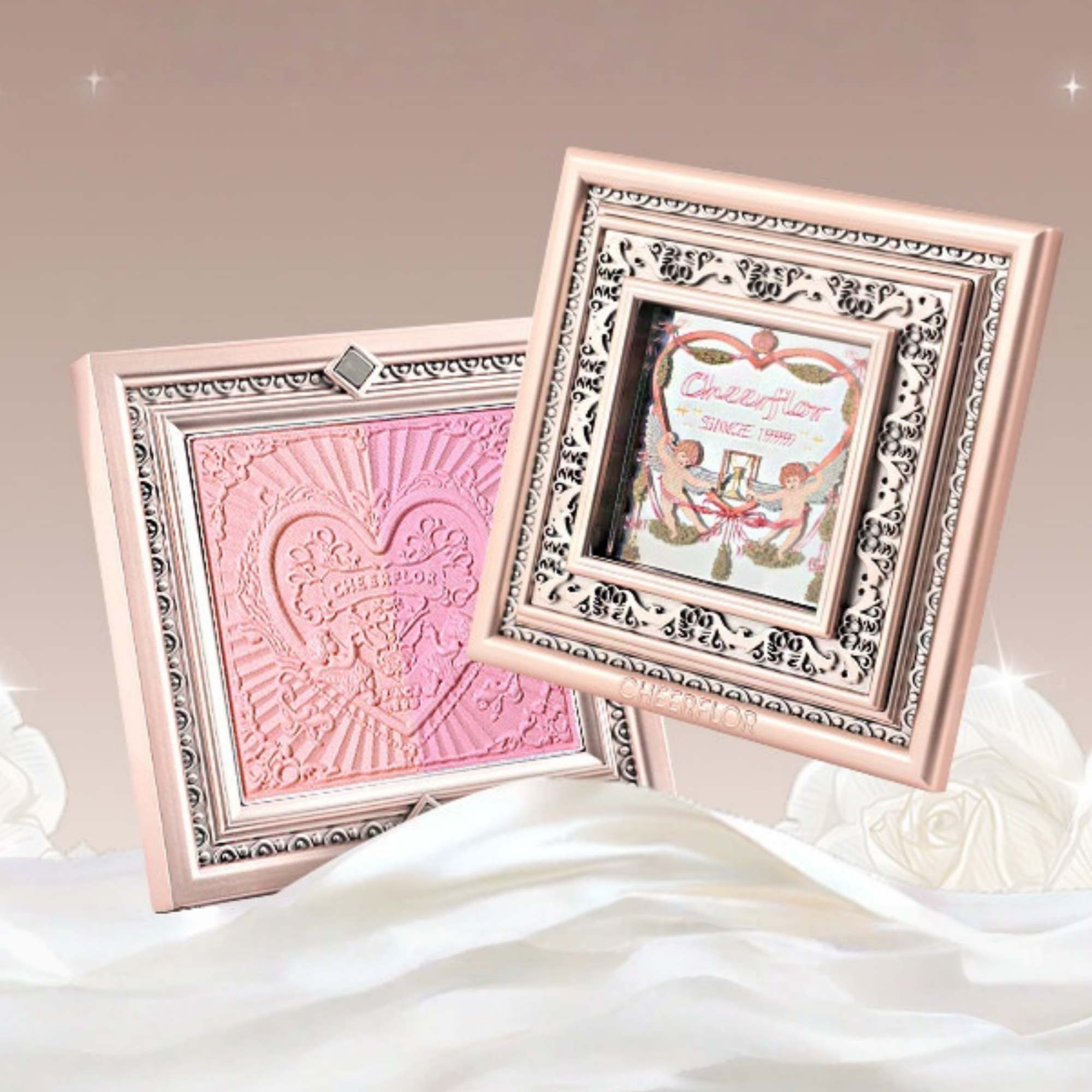 CHEERFLOR Picture Frame Collection Double-color Blusher Palette T5570
