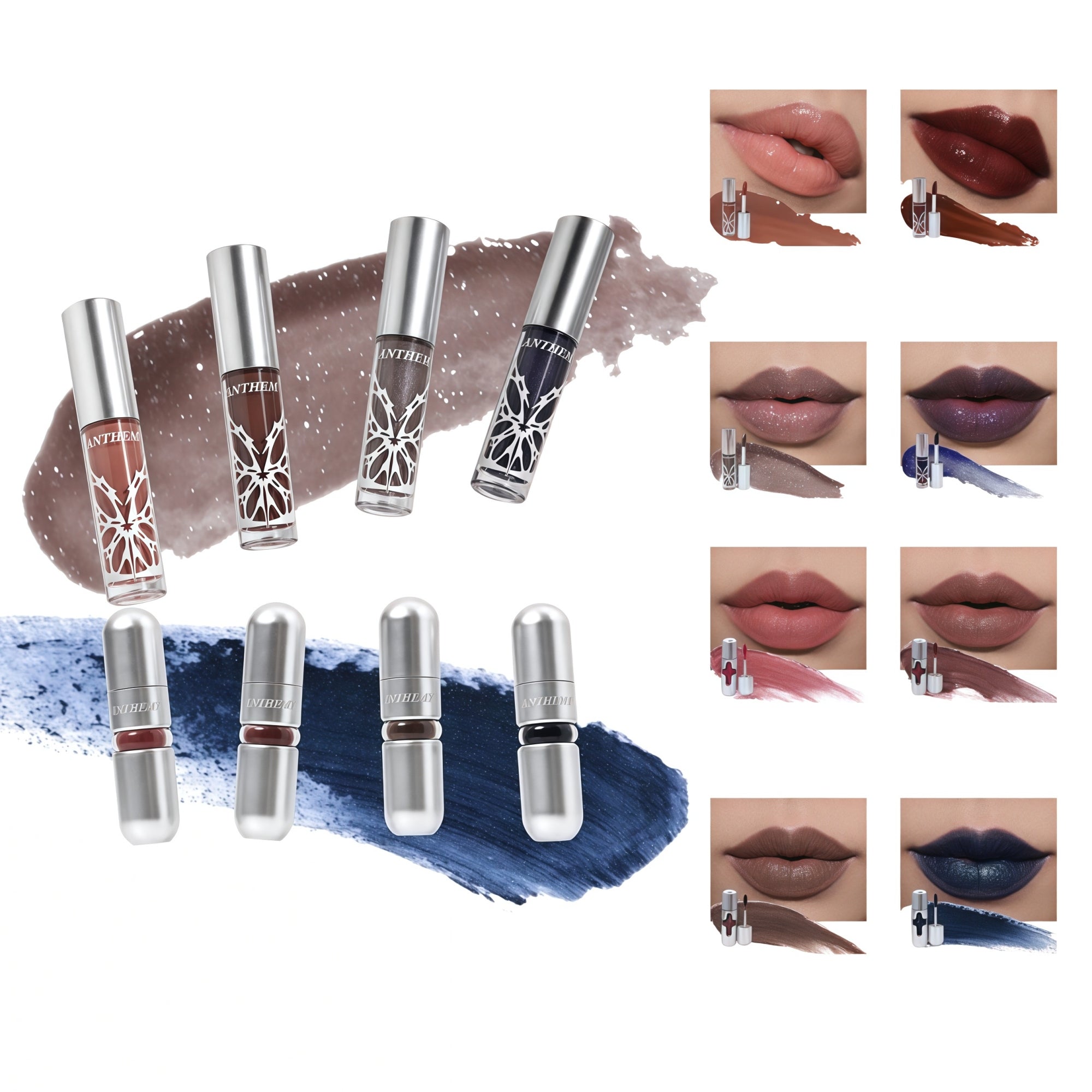 ANTHEWAY Erosion Matrix Collection Lip Mud & Lip Gloss T5940