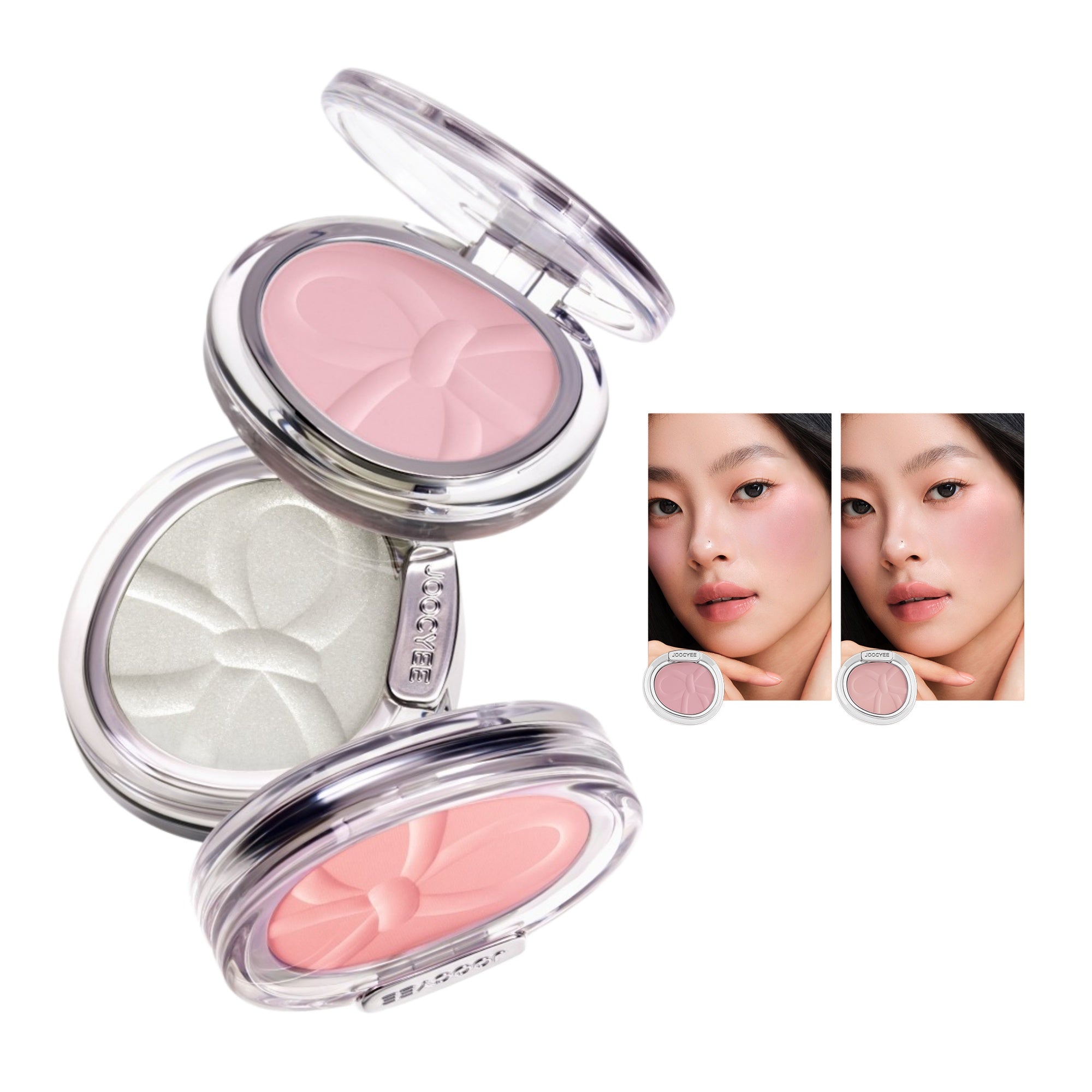 JOOCYEE Smooth Single-color Blusher & Highlighter T5786