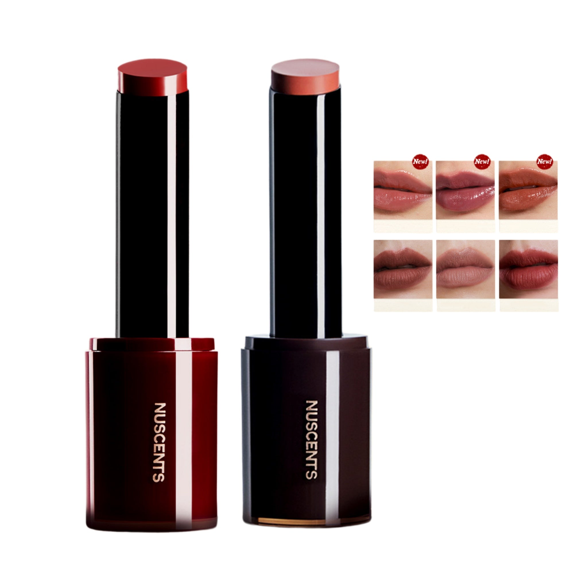 NUSCENTS Glossy & Matte Moist Essence Lipstick T5747