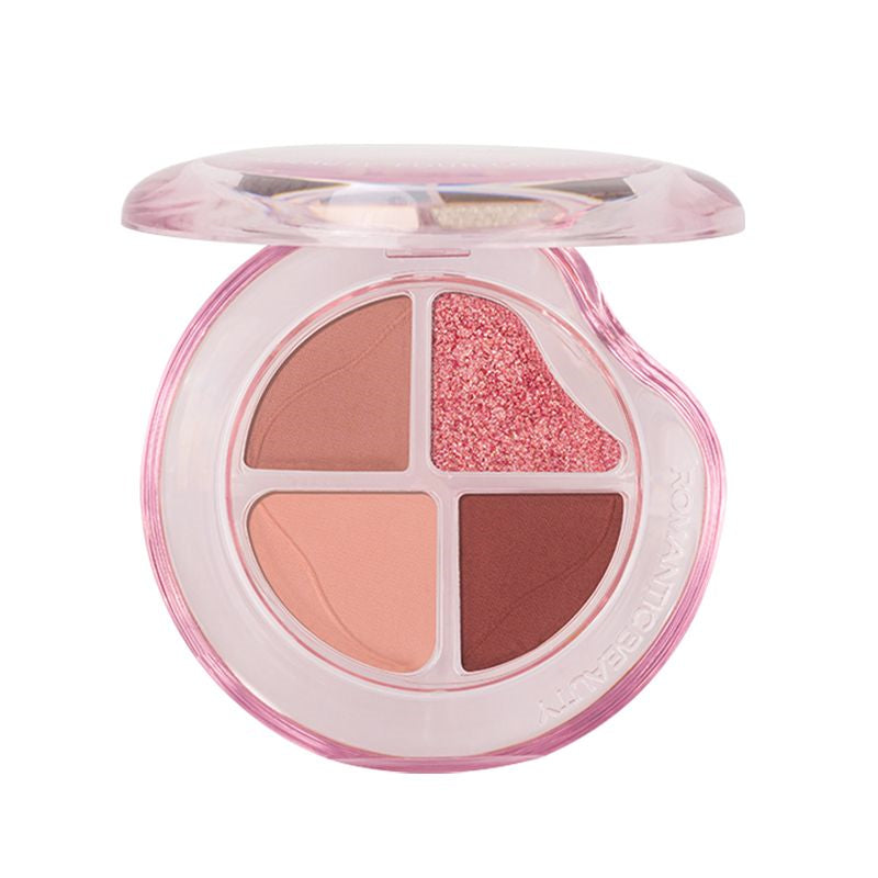 ROMANTIC BEAUTY Pink Bubble 4 Color Eyeshadow Palette T3881