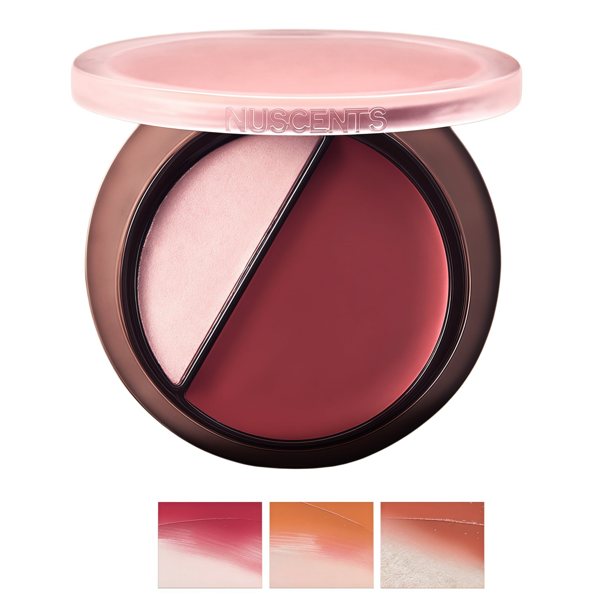 NUSCENTS Dawn Glow Highlighter & Blusher Palette T5751
