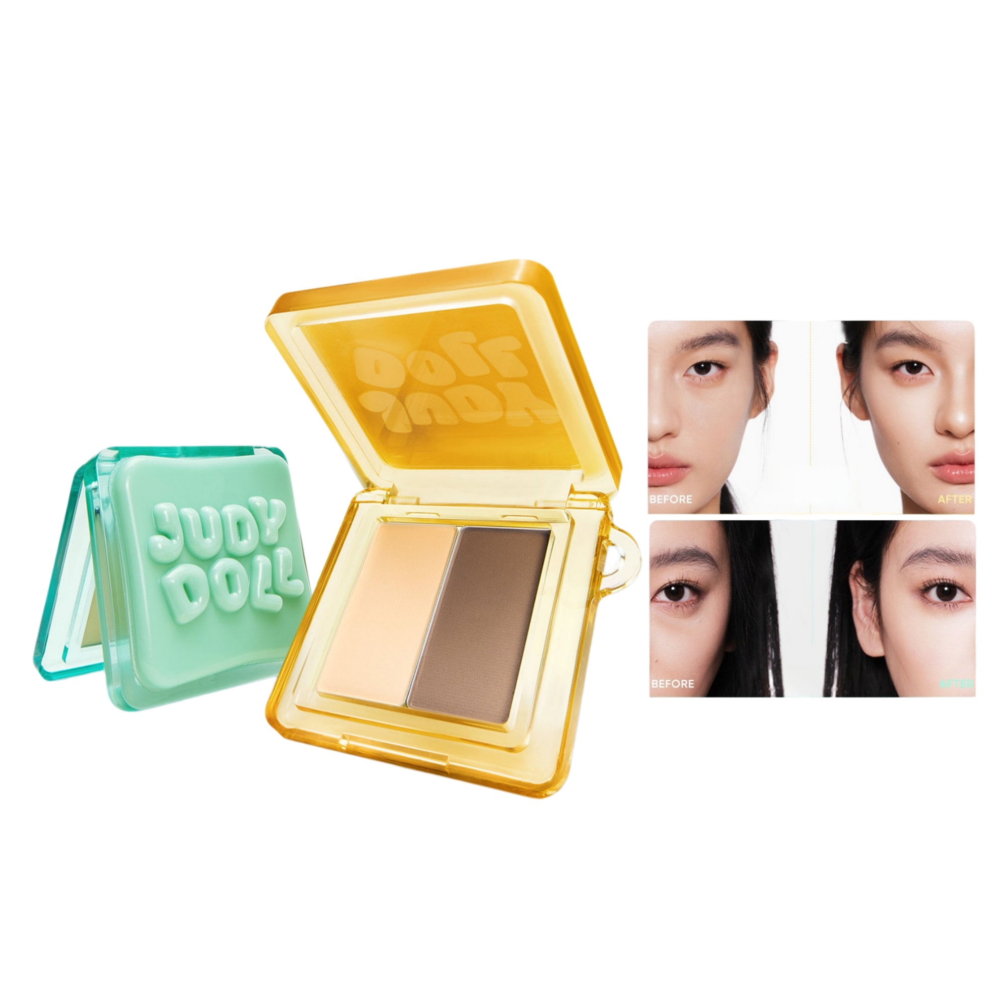 JUDYDOLL Jelly Collection Gummy Highlighter & Contour Makeup Palette T5874