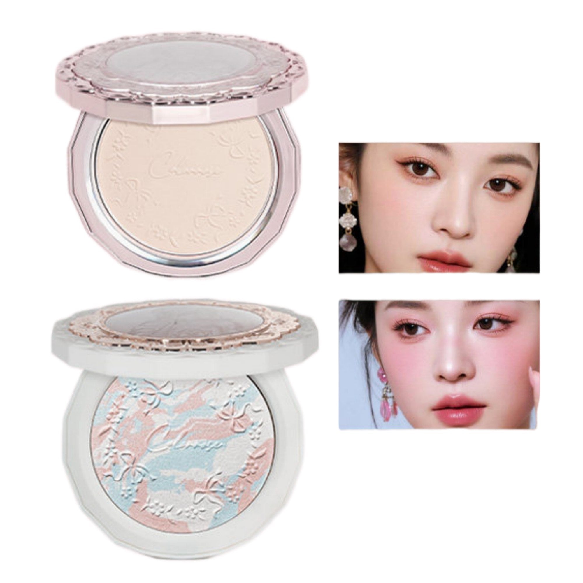 COLORROSE Waterproof Oil-control Sunscreen Pressed Powder T5584