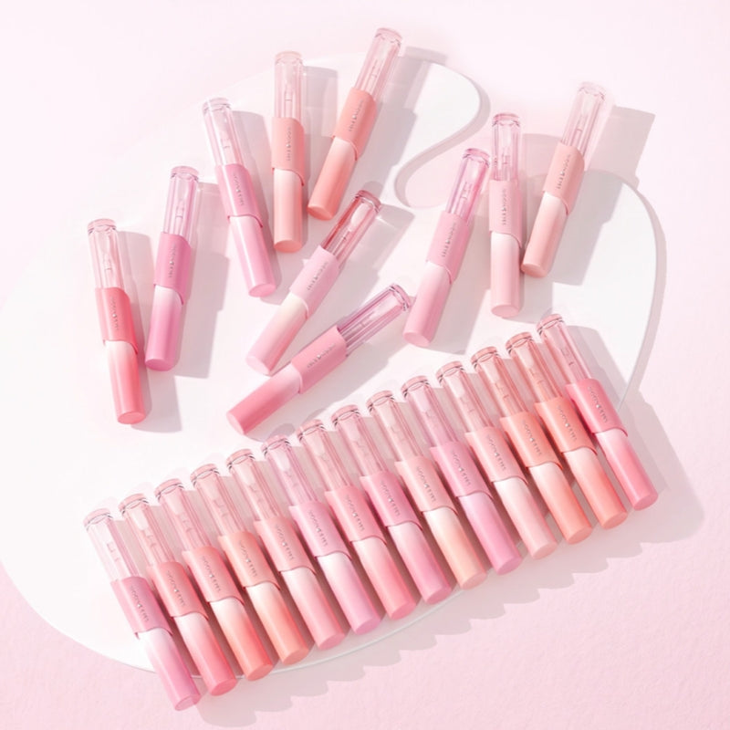 Mooneyes Color Diary Collection Matte & Glossy Double-head Lip Glaze T6028