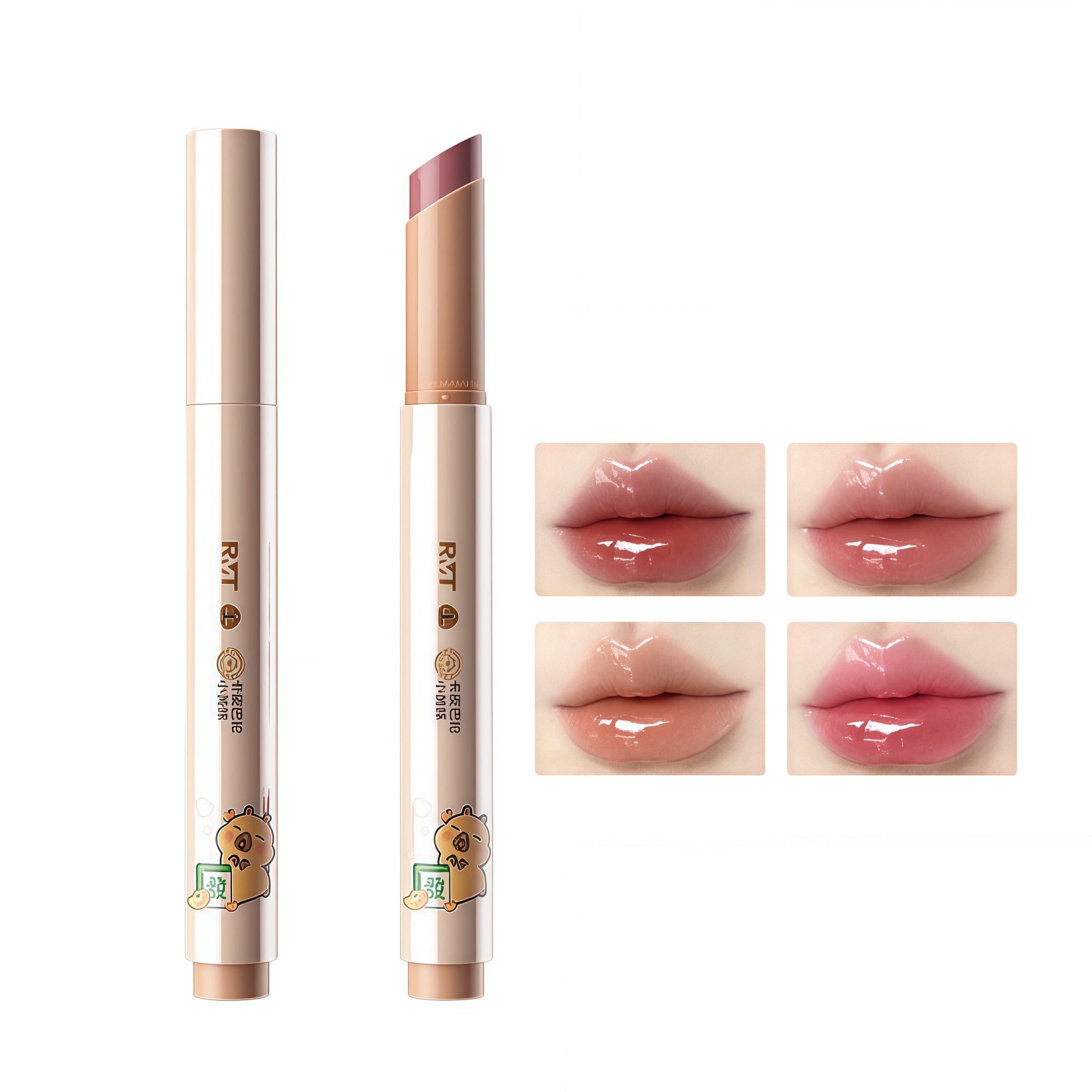 ROMANTIC BEAUTY Long-wear Moist Glossy Lipstick T5838