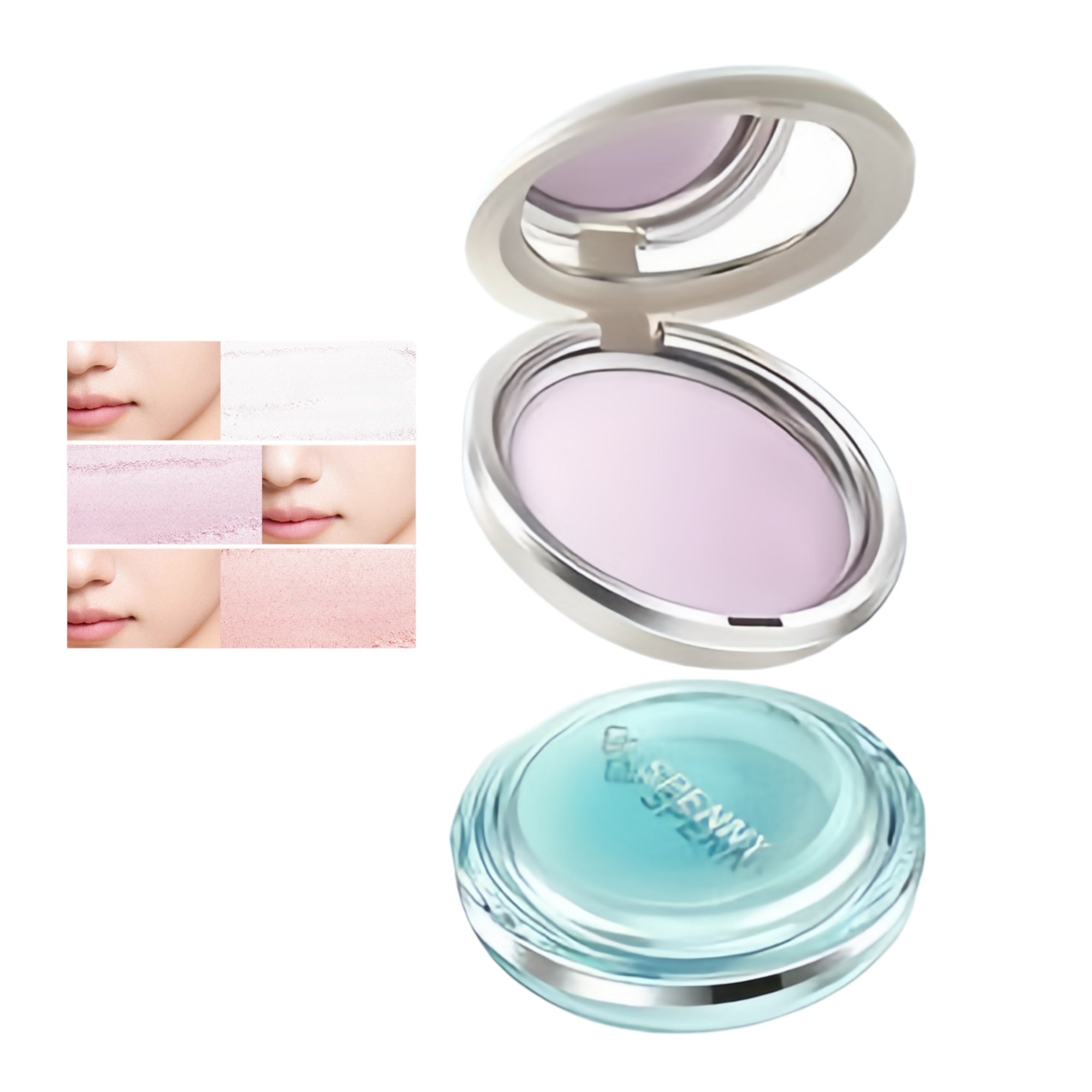 SPENNY Baked Powder Long-wear Oil-control No-caking Pressed Powder T5683