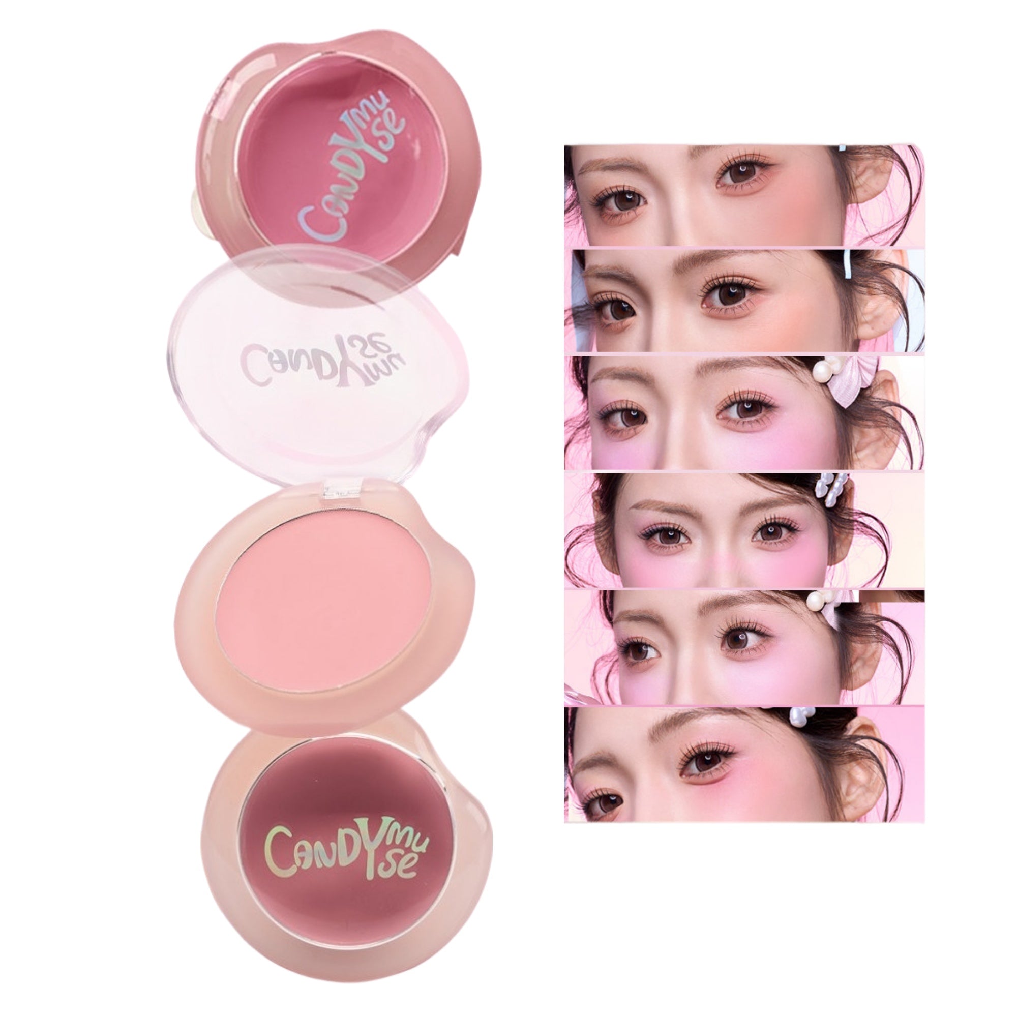 CANDY MUSE Skin Fit Moist Long-wear Blush Cream T5808