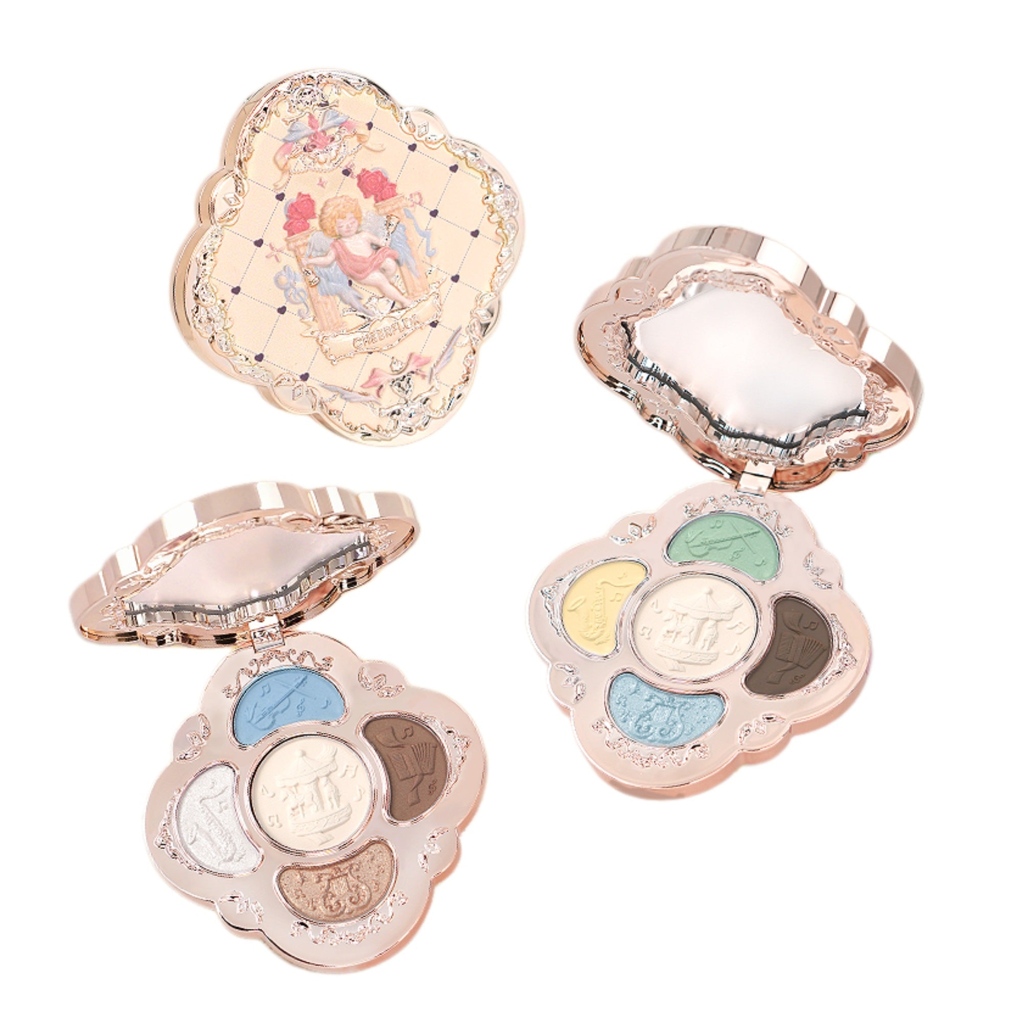 CHEERFLOR Dream Melody Box Collection 5-color Eyeshadow Palette T5780