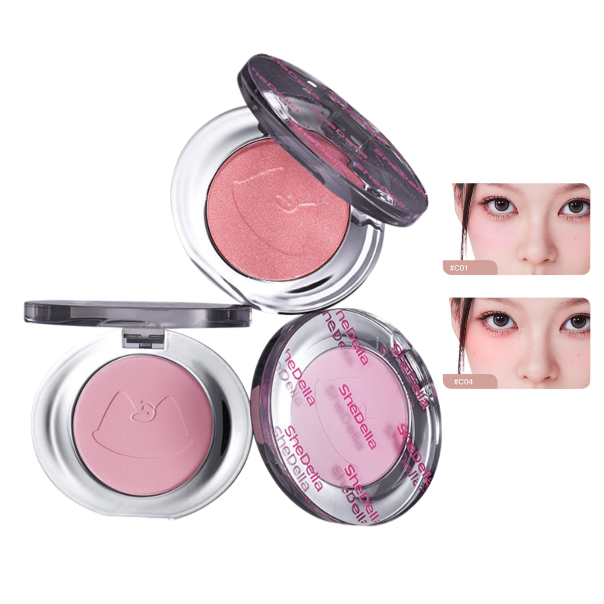SheDella Cat Collection Della Single-color Blusher T5802