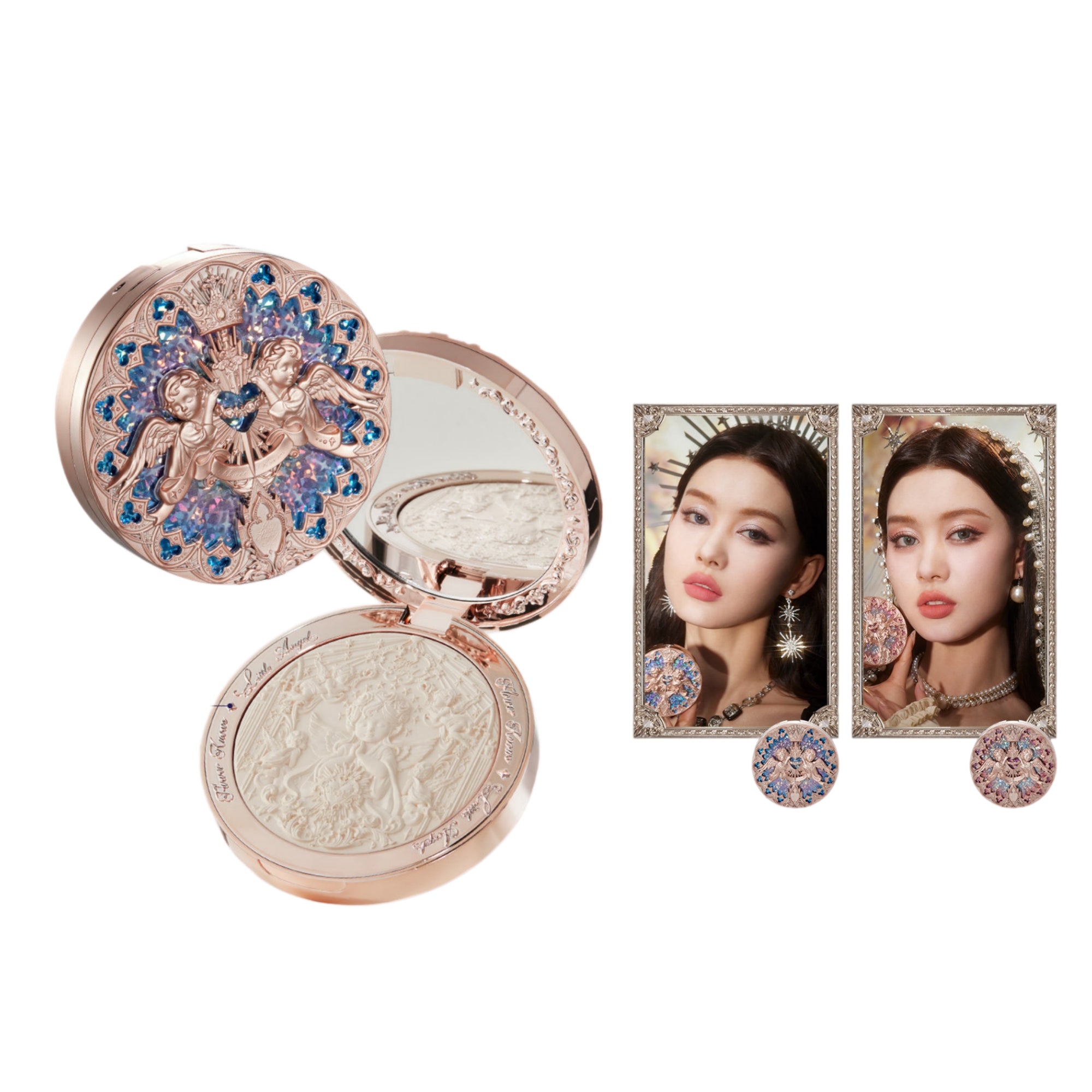Flower Knows Little Angle Relief Highlighter Makeup Palette T5897