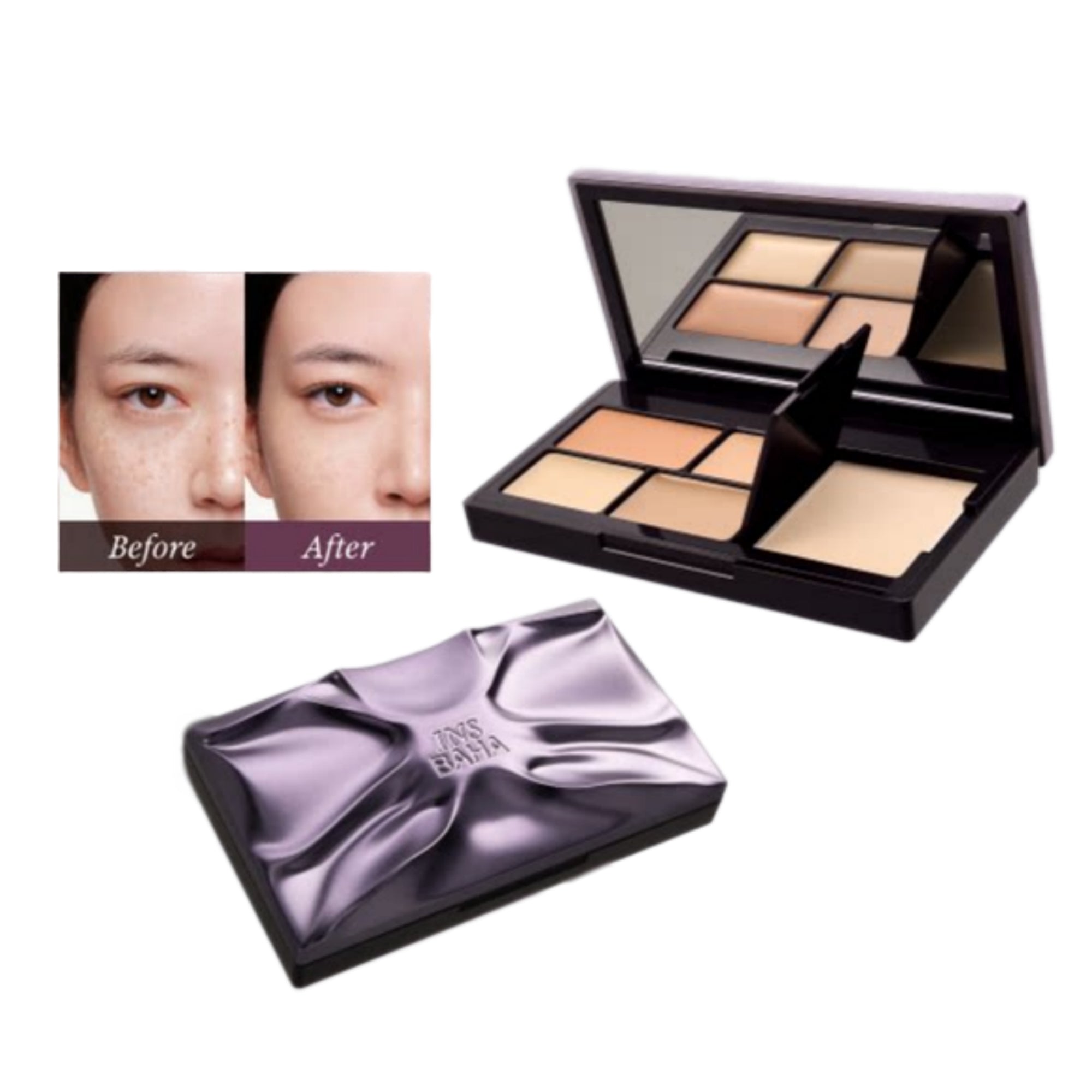 INSBAHA Rebel Collection Long-wear Concealer & Setting Makeup Palette T5937
