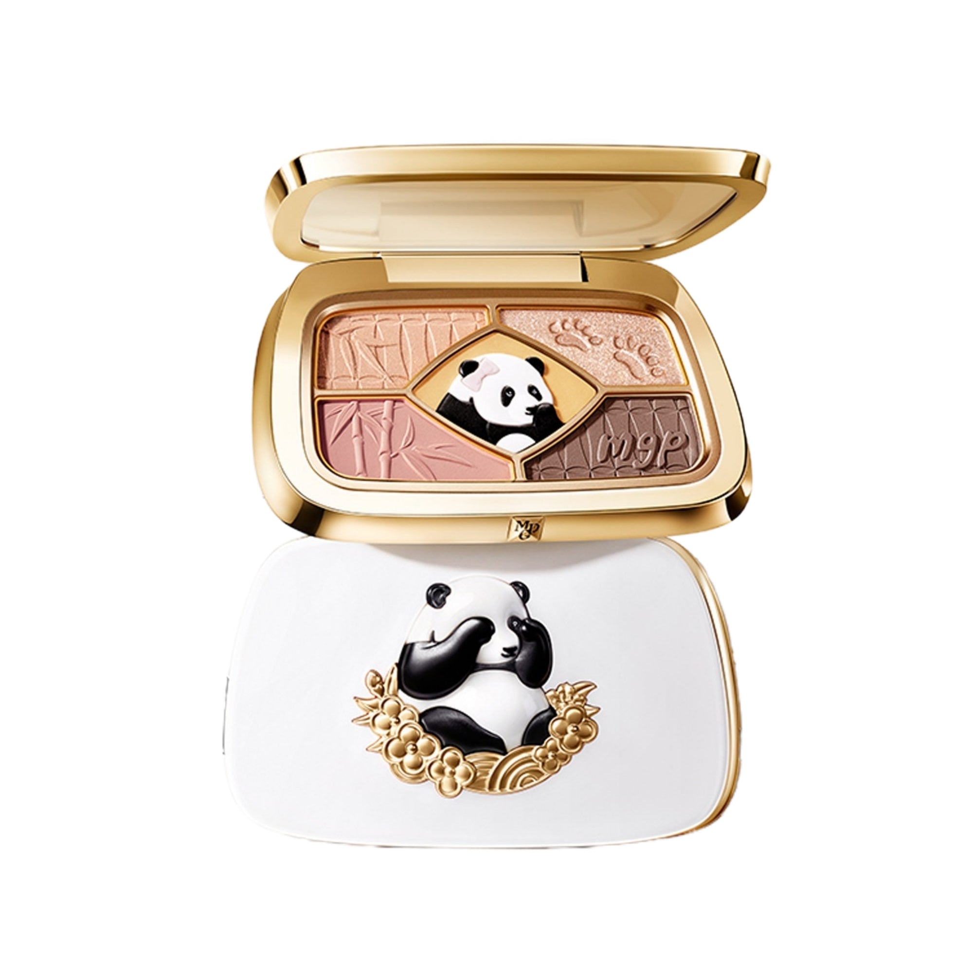 MAOGEPING X Panda Creation 4-color Eyeshadow Palette T5988