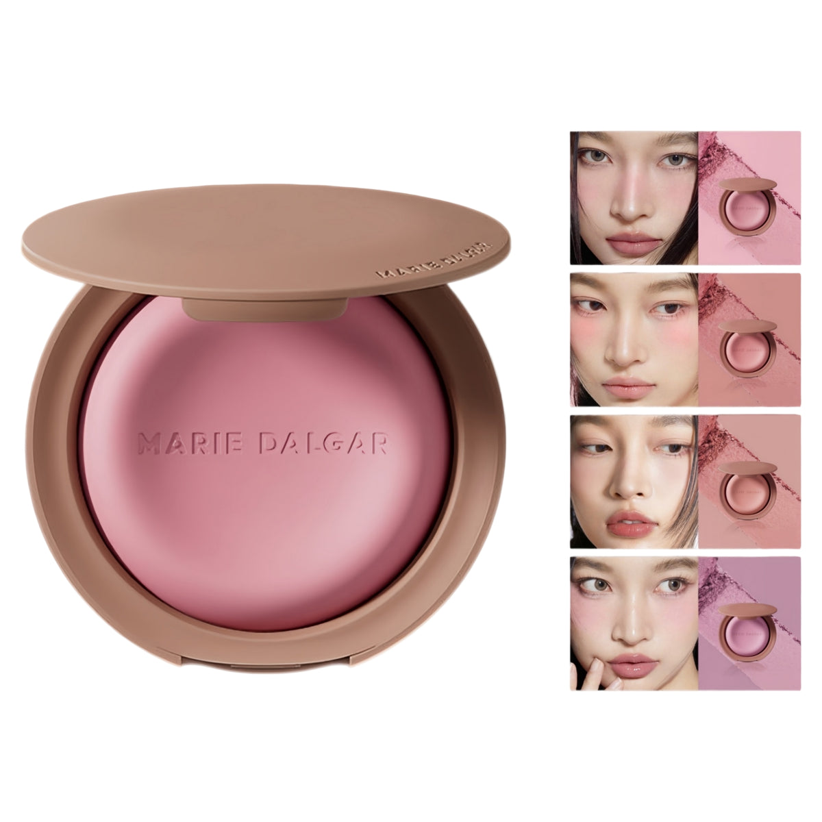 MARIE DALGAR Soft Smooth Mousse Chocolate Blusher T6009