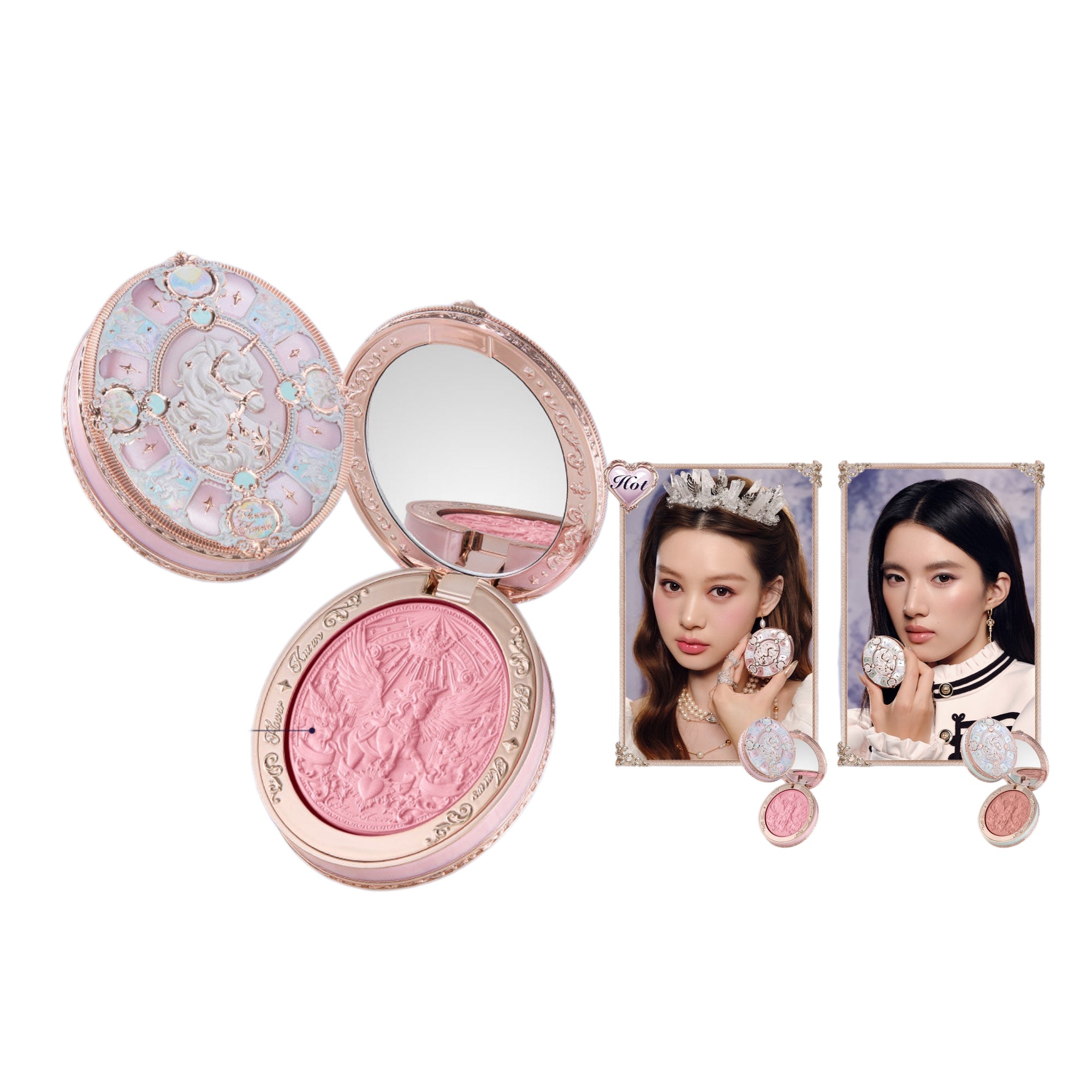 Flower Knows Unicorn Collection Satin Blush T5898
