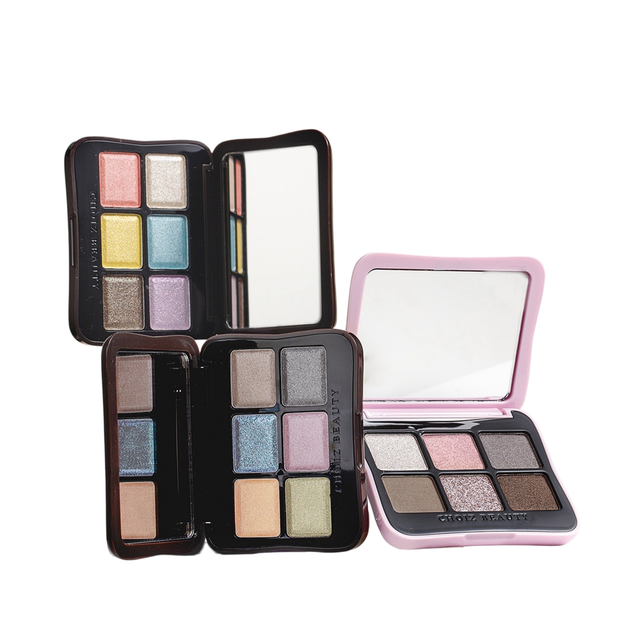 CHOIZ BEAUTY 4-color Gem Collection Liquid Powder Eyeshadow Palette T5788