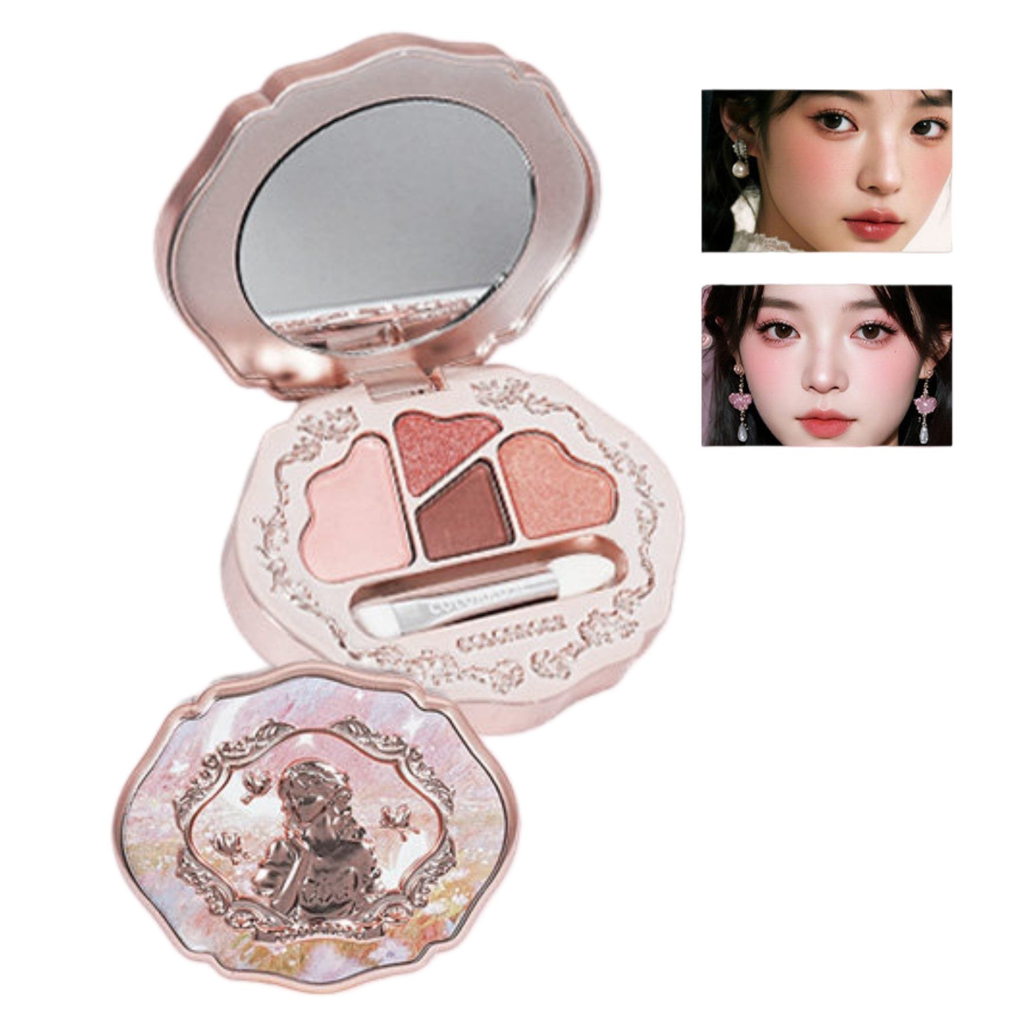 COLORROSE 4-color Vitality Eyeshadow Palette T5583