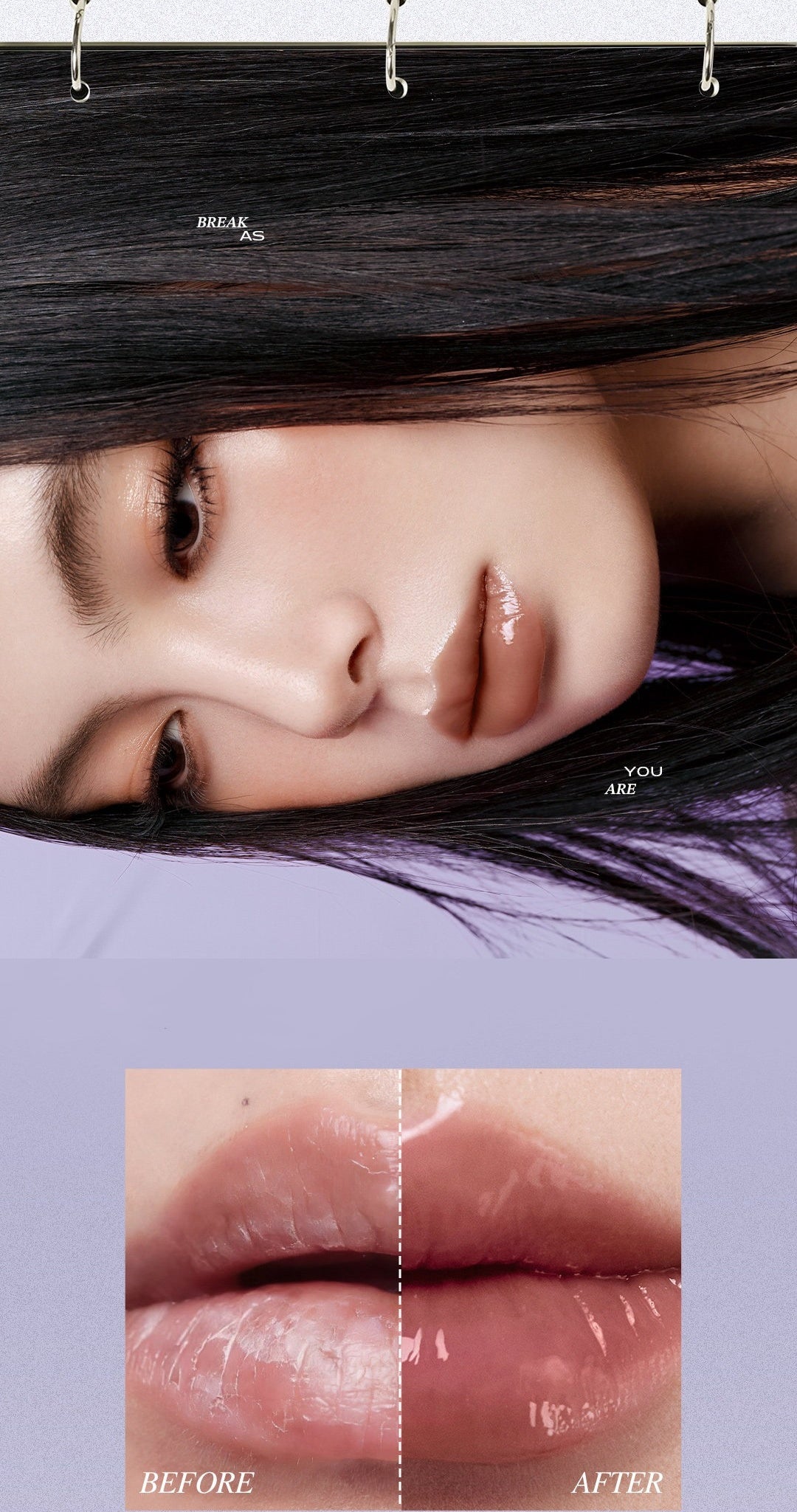 LITTLE ONDINE 90% Essence Lumi-hydra Moist Nourish Glossy Lipstick T5538