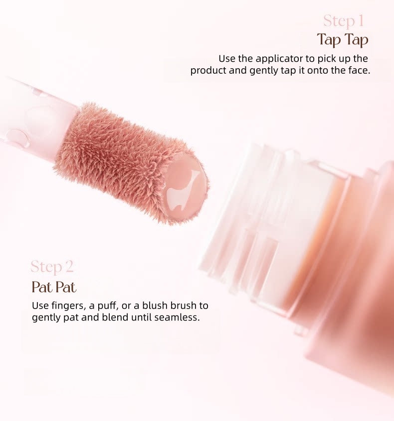 JOOCYEE Long-wear Glossy Liquid Makeup Blusher T5635