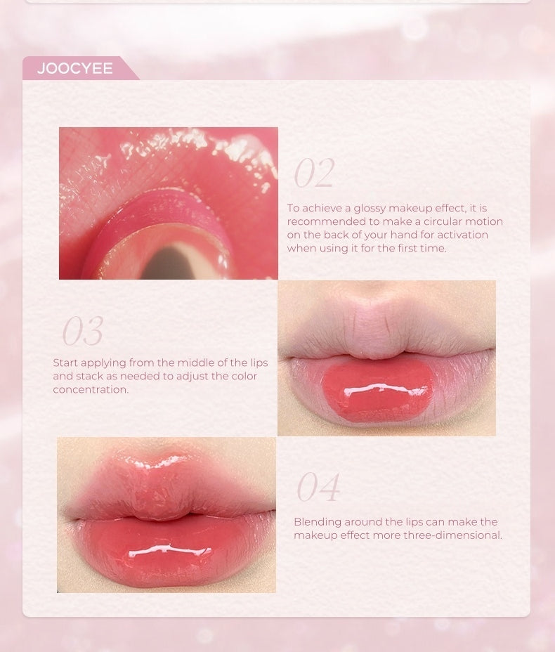 JOOCYEE Long-wear Glossy Moist Mirror Lipstick T4574