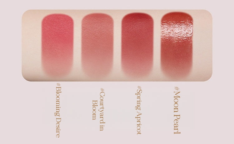 PALACE MUSEUM Treasure Garden Collection Moist Matte & Glossy Lip Glaze T5493