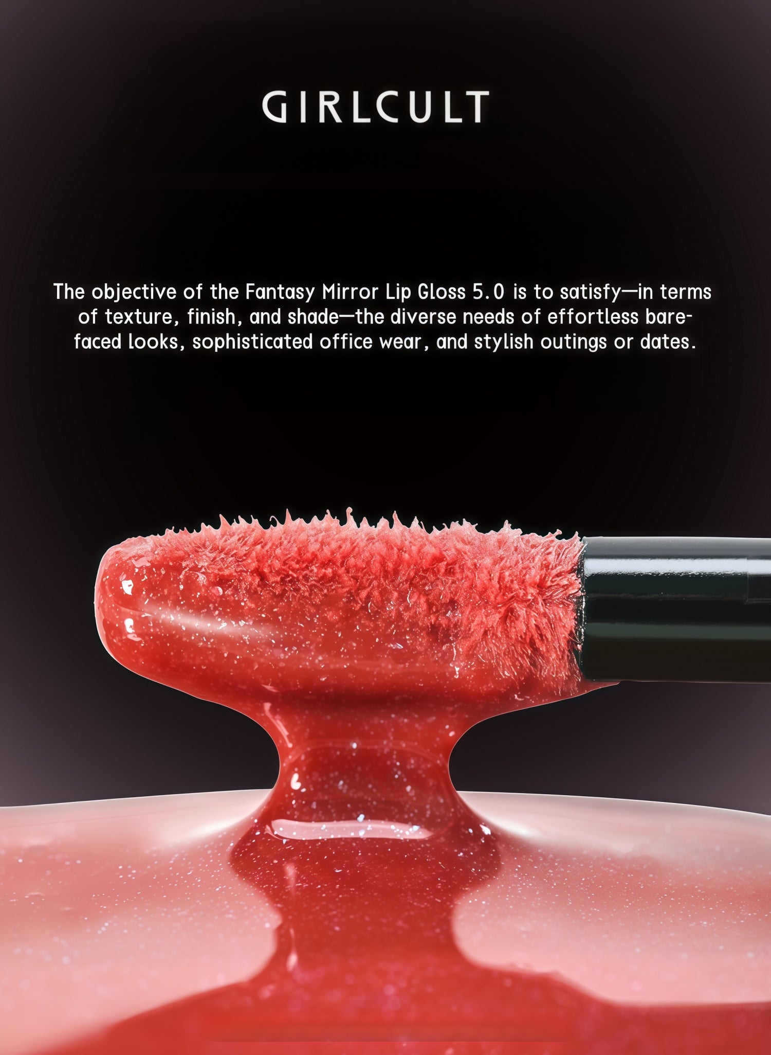 Girlcult Peach Blossom Utopia Collection Fantasy Mirror Lip Gloss T5693