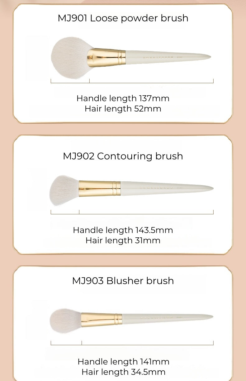 ROWNYEON Pure Ceramics Professional Makeup Brush 14 Pcs Set T5136