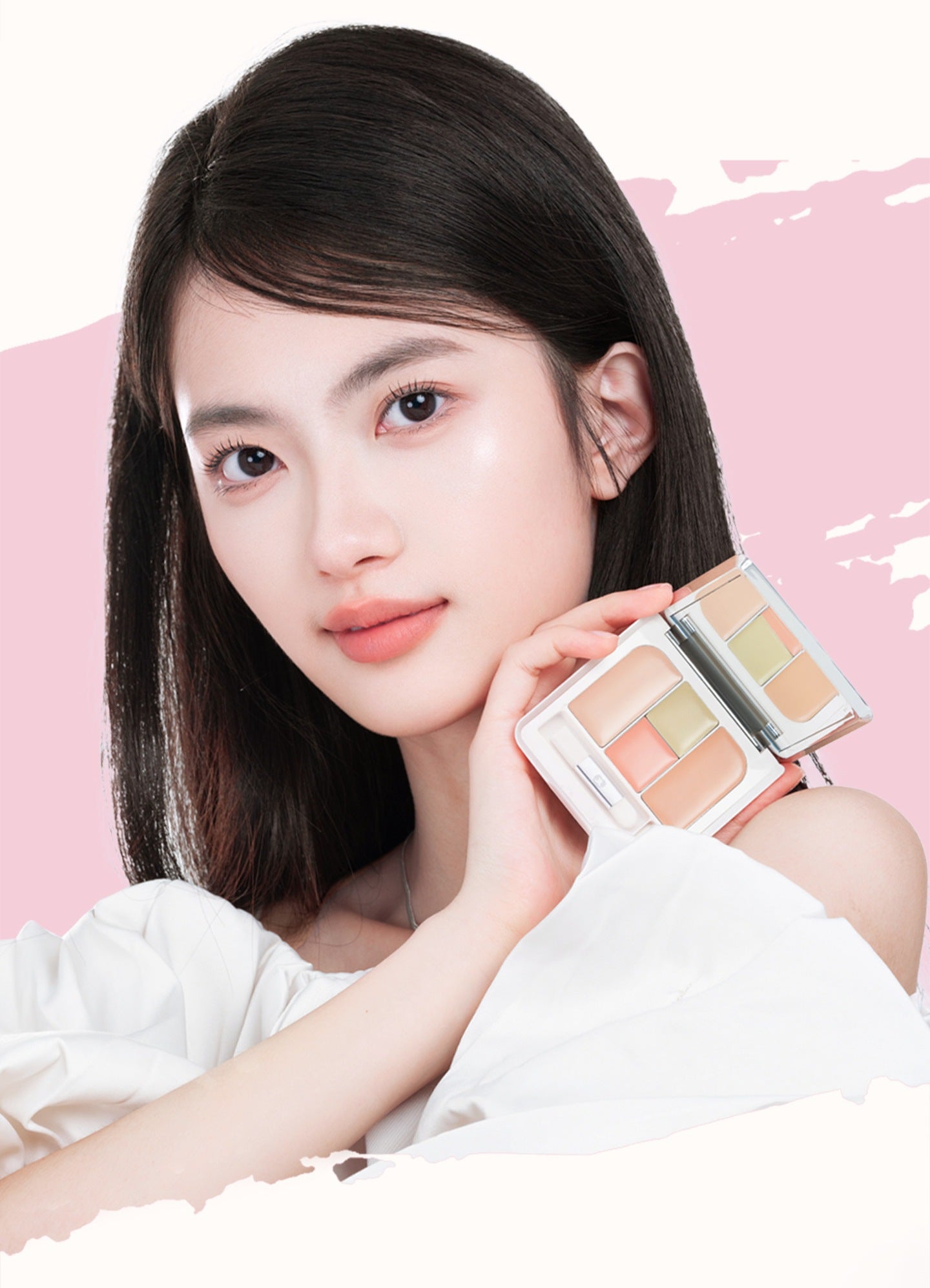 JILL LEEN 4-color Moist Concealer Palette T5627