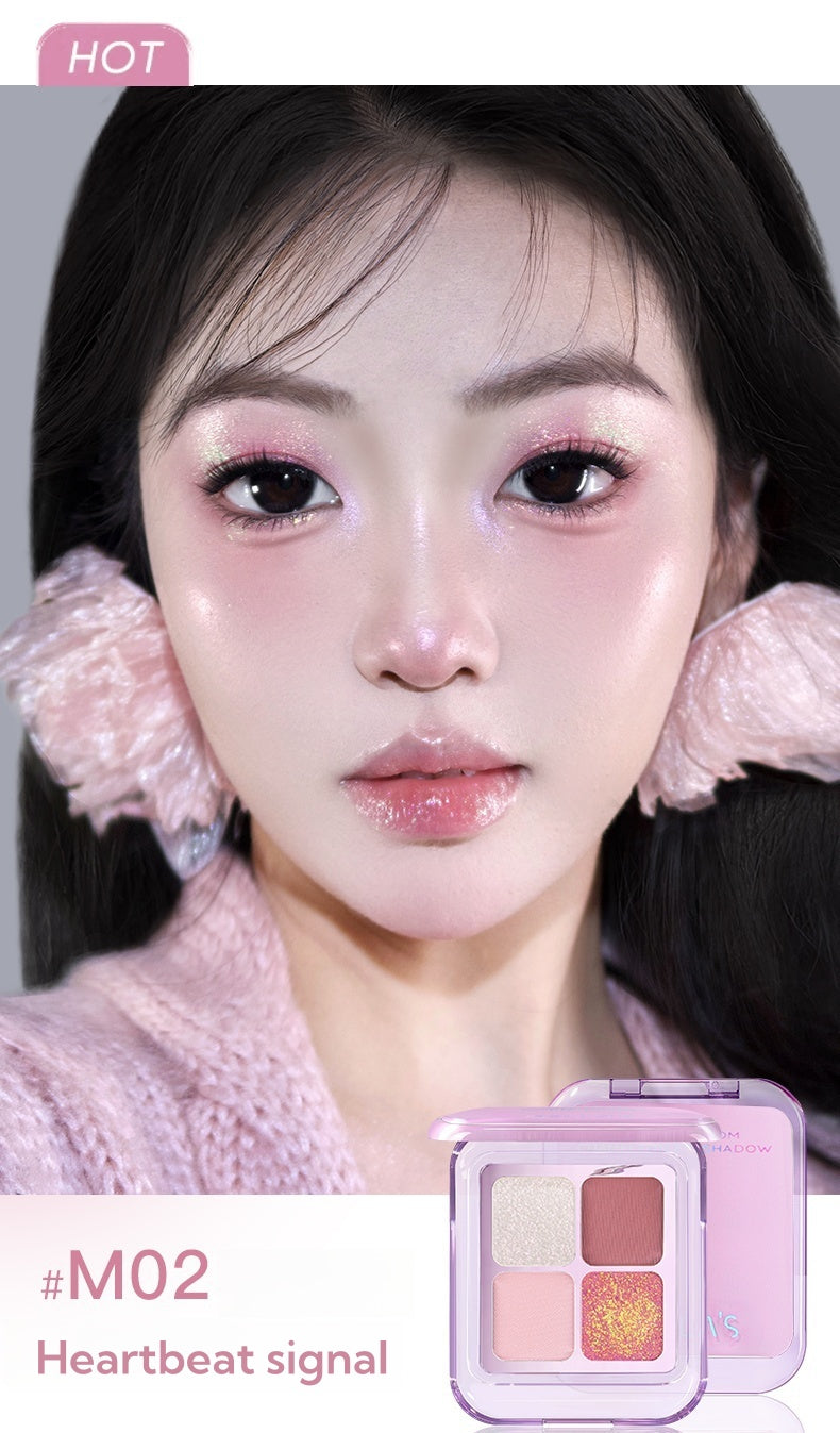 GELLA'S Color Phantom 4-color Chameleon Eyeshadow Palette T4583