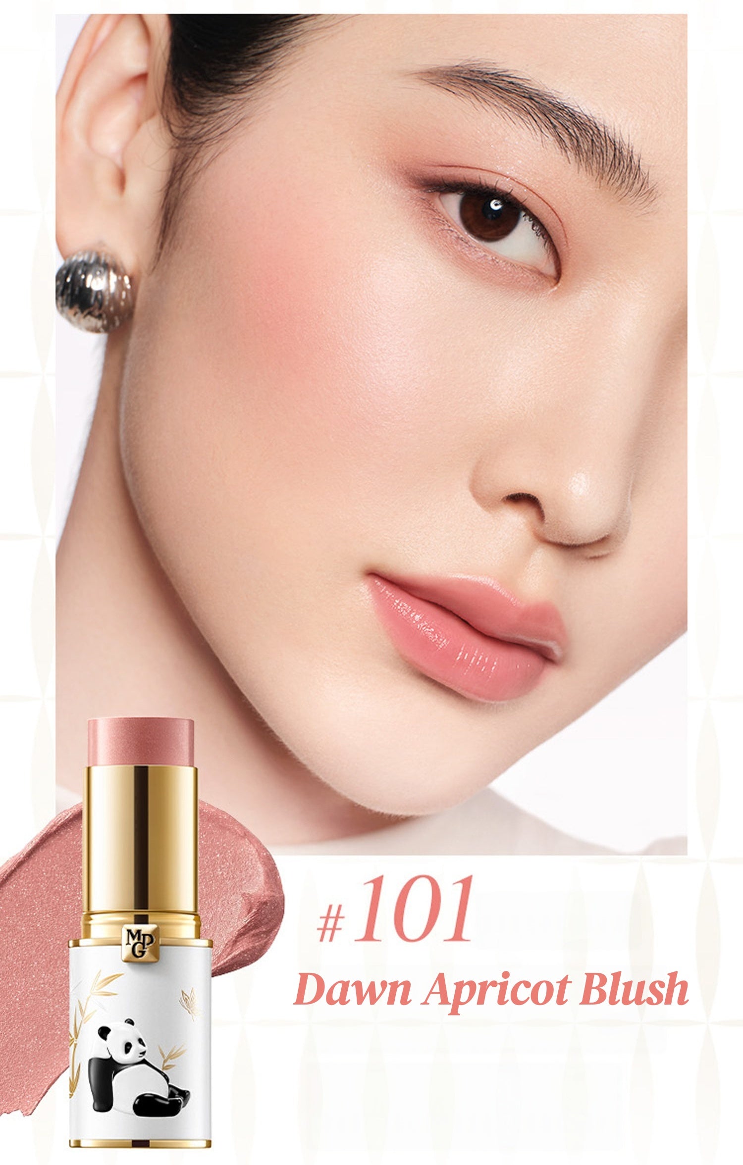 MAOGEPING X Panda Creation Blusher Stick T5989