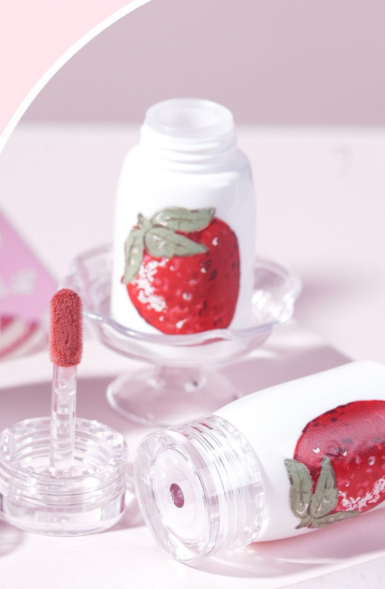 JILL LEEN Strawberry Bear Collection Silky Matte Lip Glaze T5625