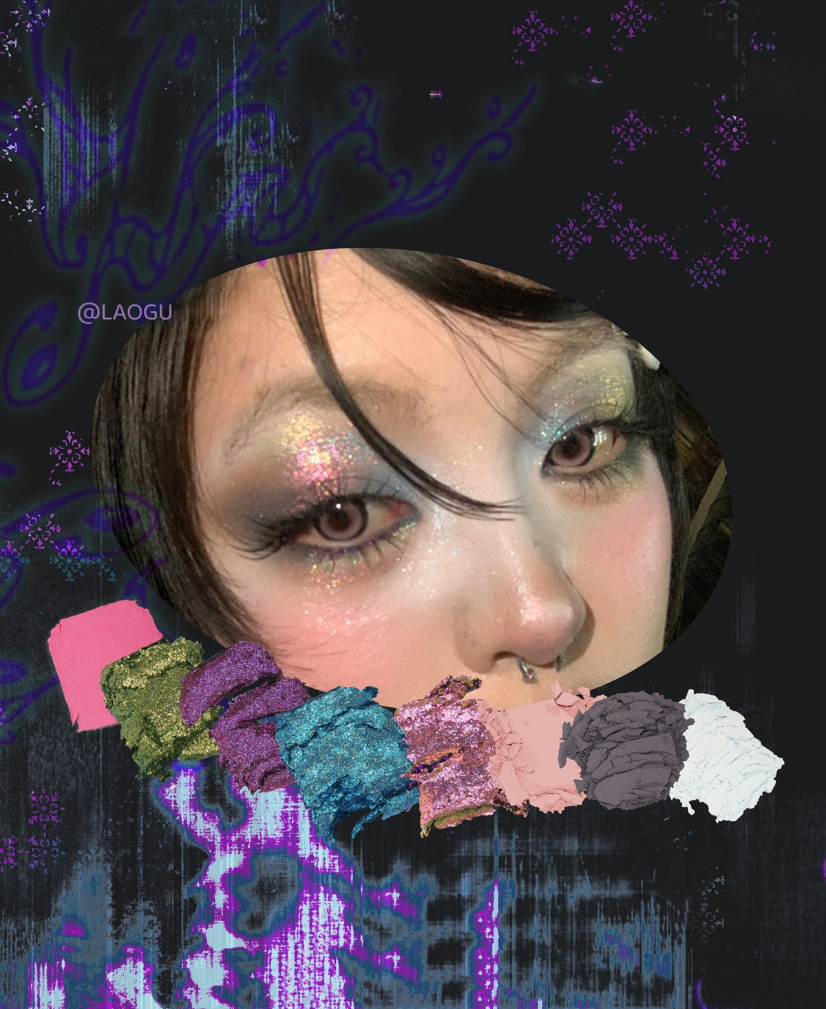 DRAMO X LAOGU Multiverse Eyeshadow Palette #9 Magic Mushroom T6070