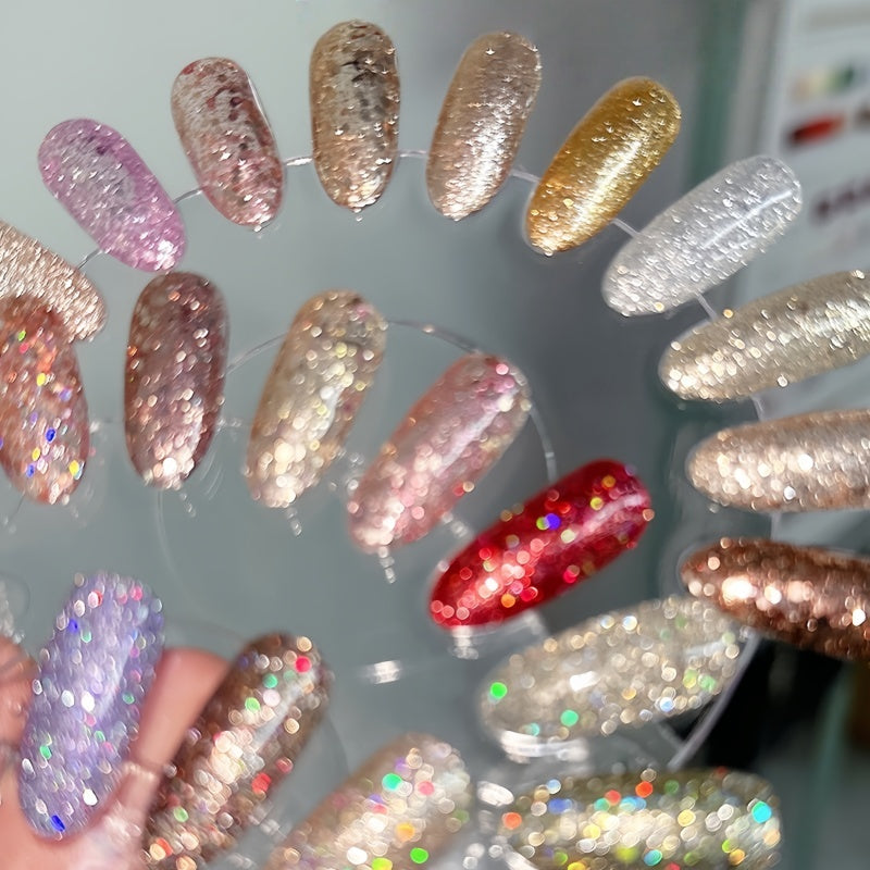 DANZHIHE 12g Ice Crystal Diamond Glitter Gel Polish T4712