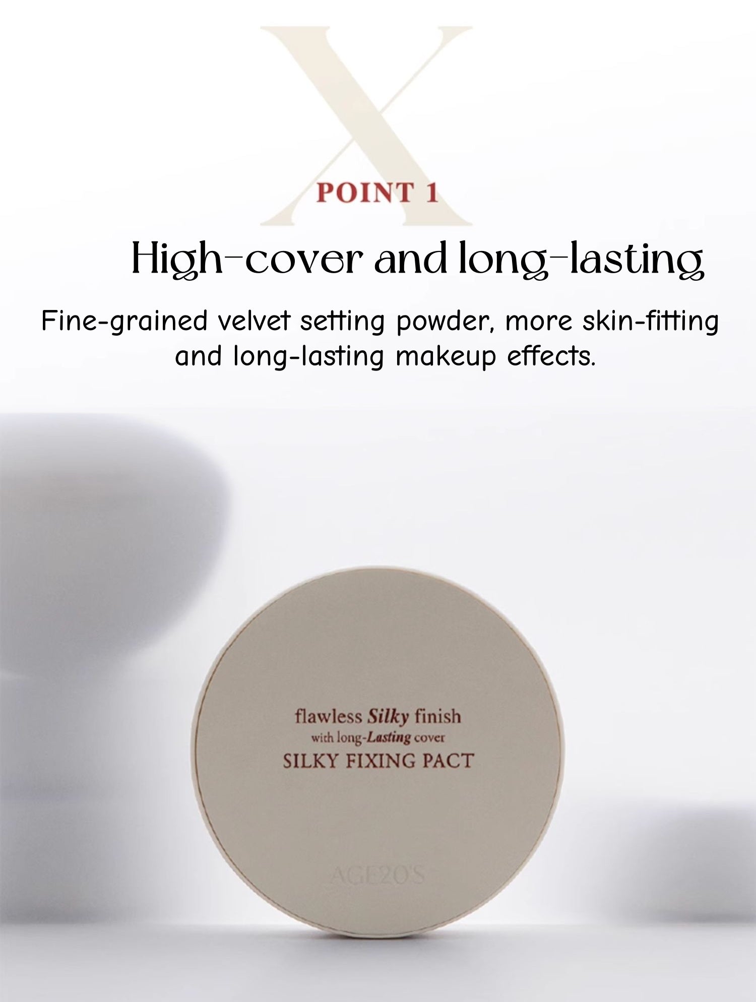 AGE 20's Long-wear Sheer Velevt Foundation Cream T4887