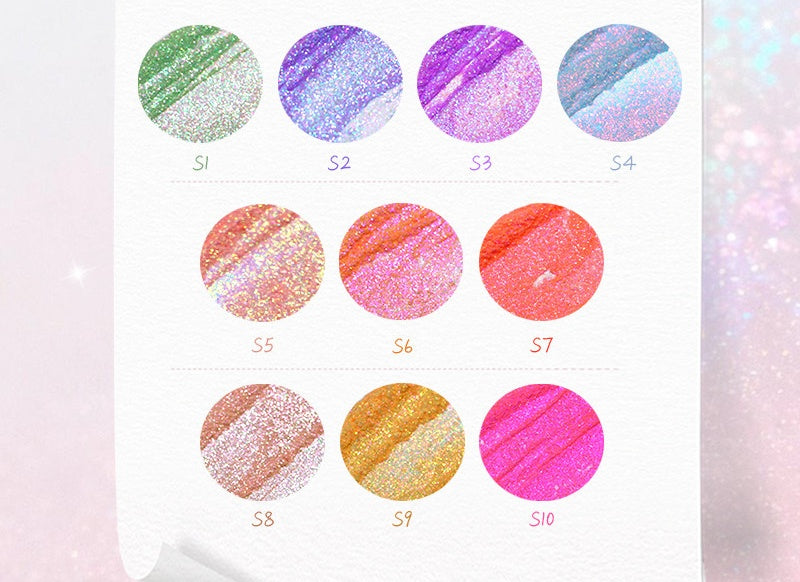 SheenEffect Optical Chameleon Illusion Glitter Mono Eyeshadow T5953