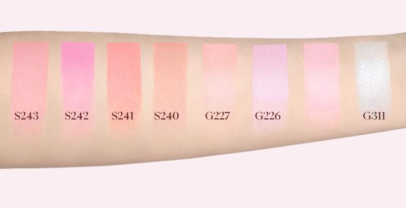 JOOCYEE  Aurora Collection Satin & Shimmer Blusher Powder T5513