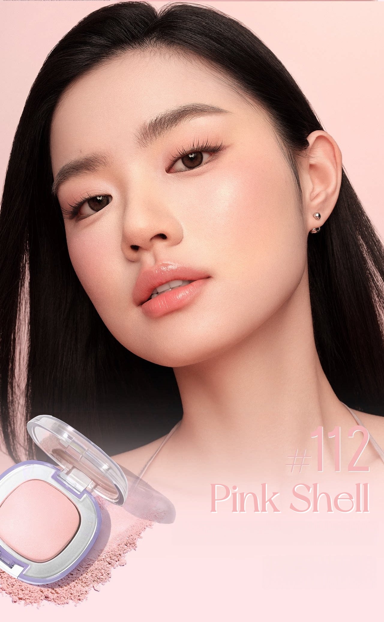 GIRLS CRUSH Satin Makeup Blusher Cream T5663