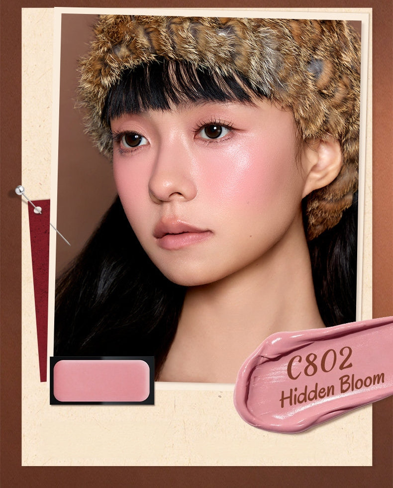QianYan Cocoa Manor Tales Collection Silky Blusher Cream T6061