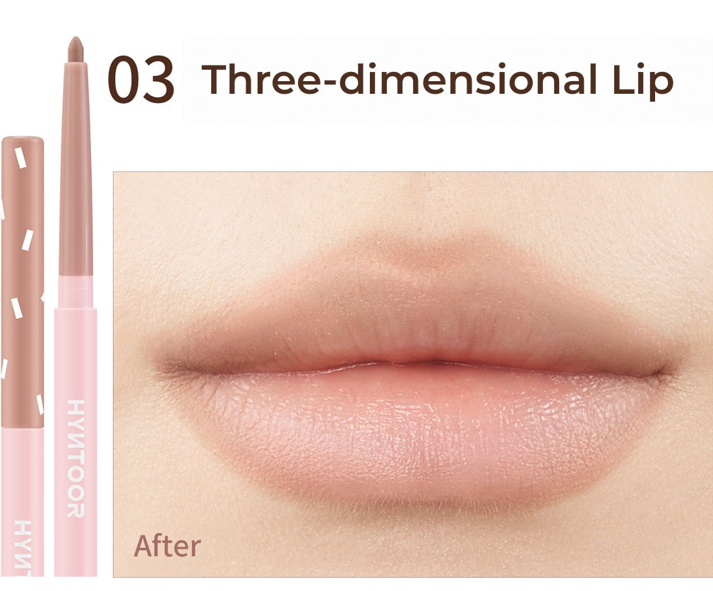 HYNTOOR Chocolate Bar Velvet Matte Lip Liner Pen T5330