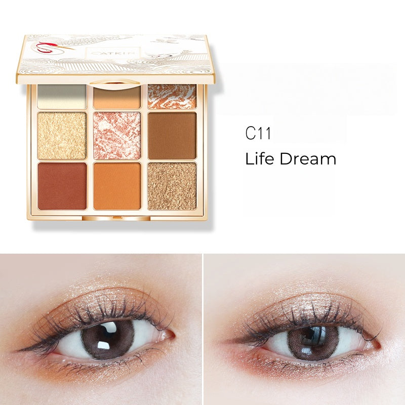 CATKIN Summer Palace Collection 9-color Eyeshadow Palette T5019