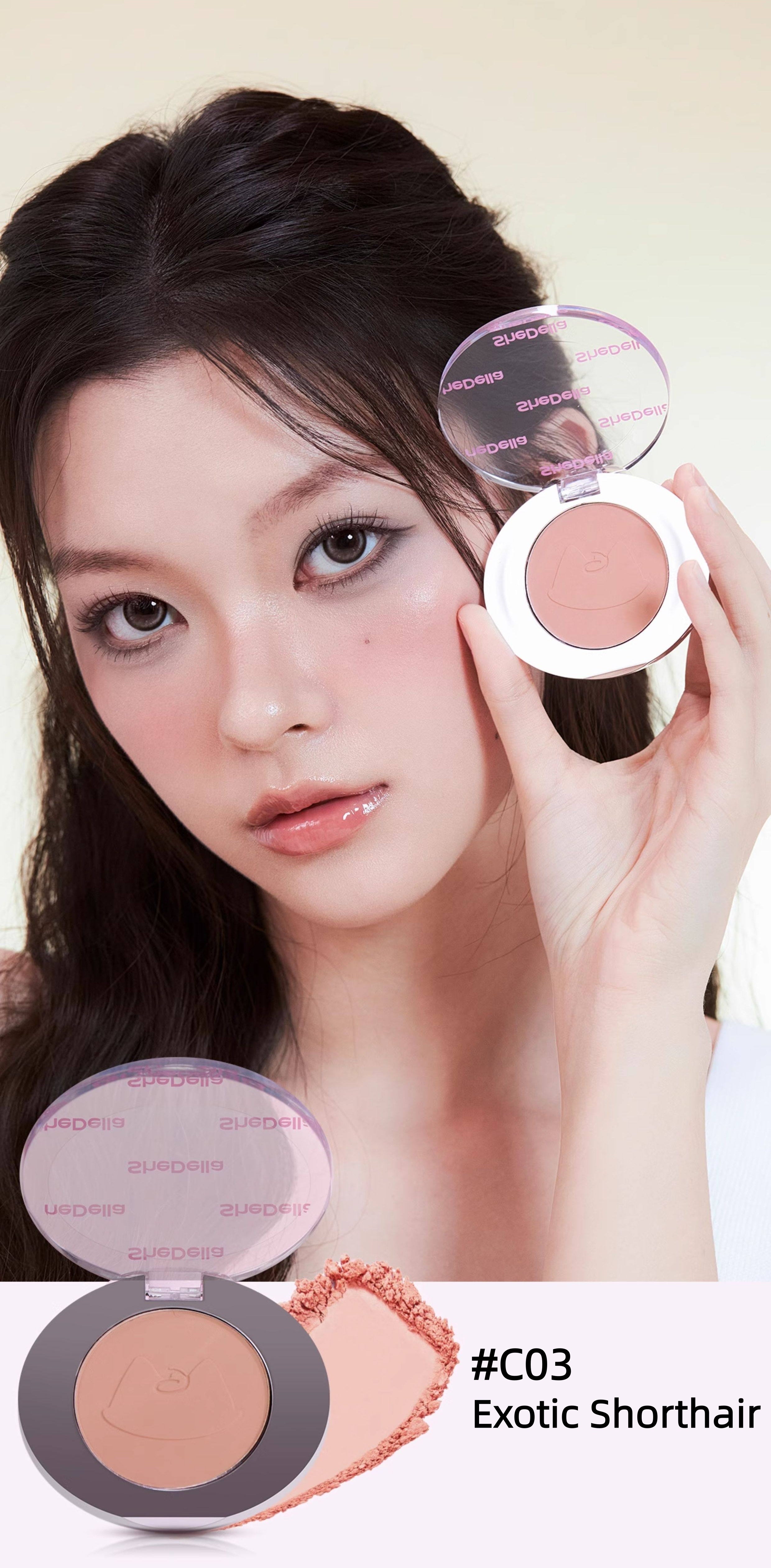 SheDella Cat Collection Della Single-color Blusher T5802