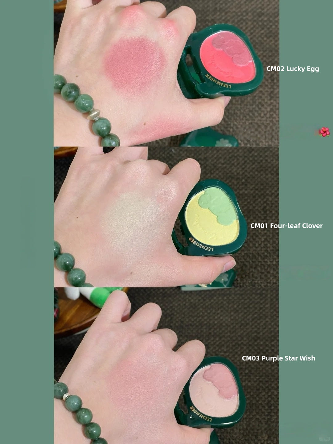 LEEMEMBER Christmas Four-leaf Clover Collection Makeup Gift Box T5370