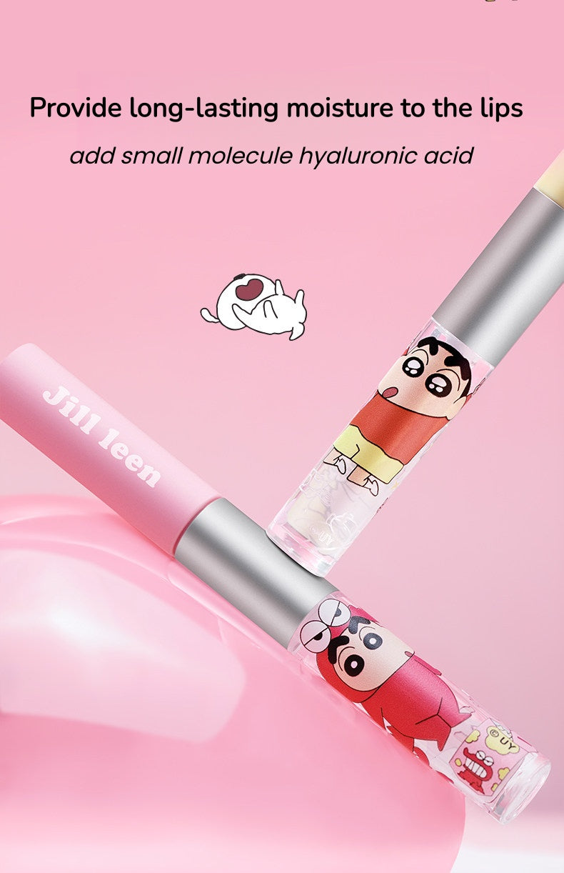 JILL LEEN X Crayon Shin-chan Collection Matte & Glossy Double-head Lip Glaze T5607