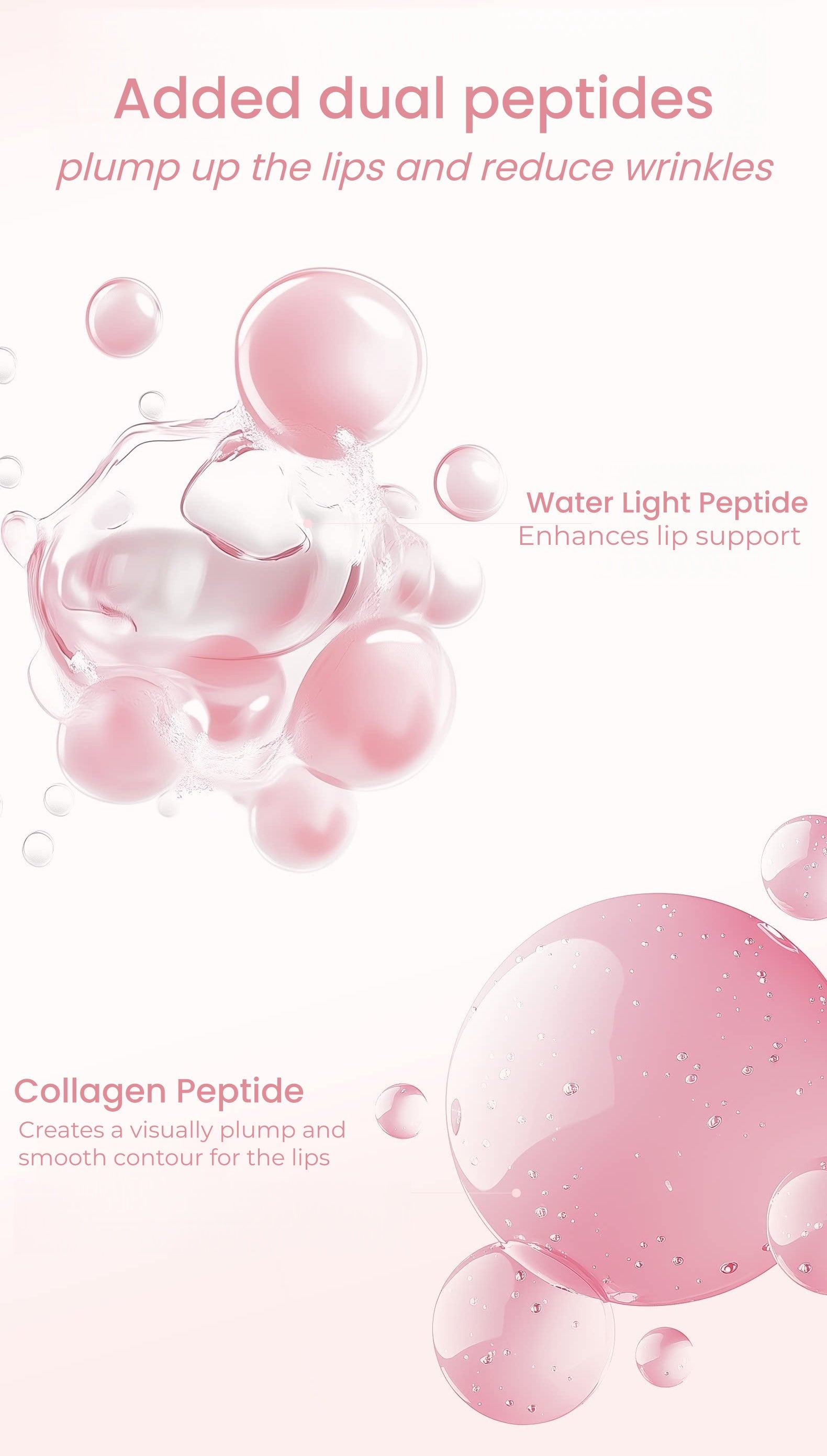 MOOEKISS Dipeptide Essence Long-wear Glossy Lipstick T5605