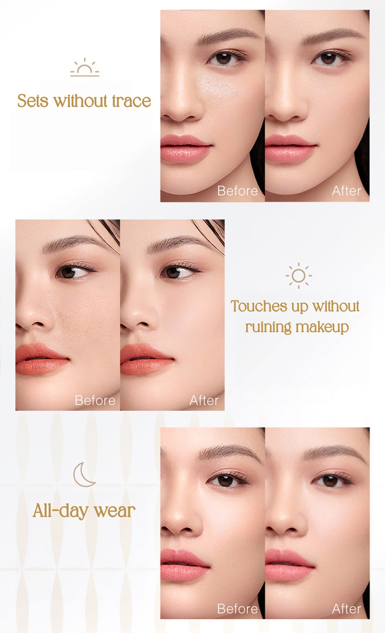 MAOGEPING X Panda Creation Long-wear Pressed Powder T5991