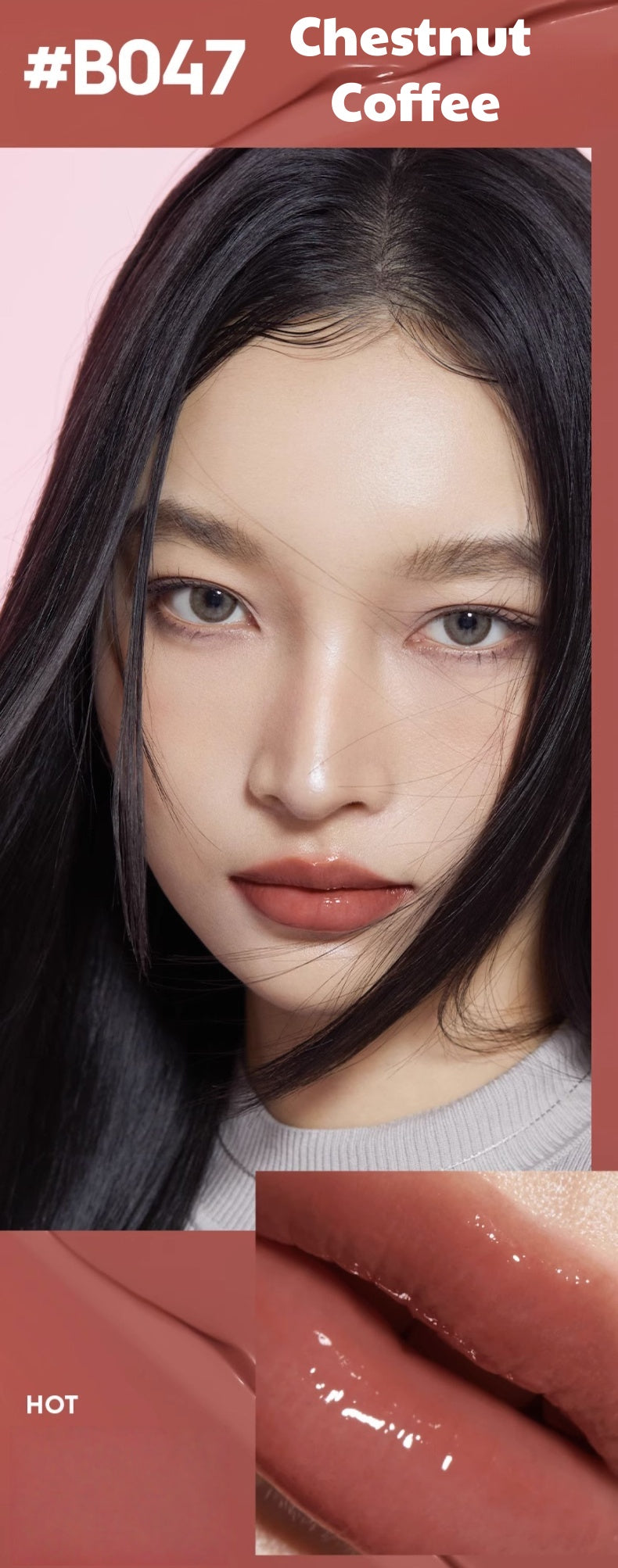 MARIE DALGAR Black Pink Collection Essence Glossy Lip Gloss T5134