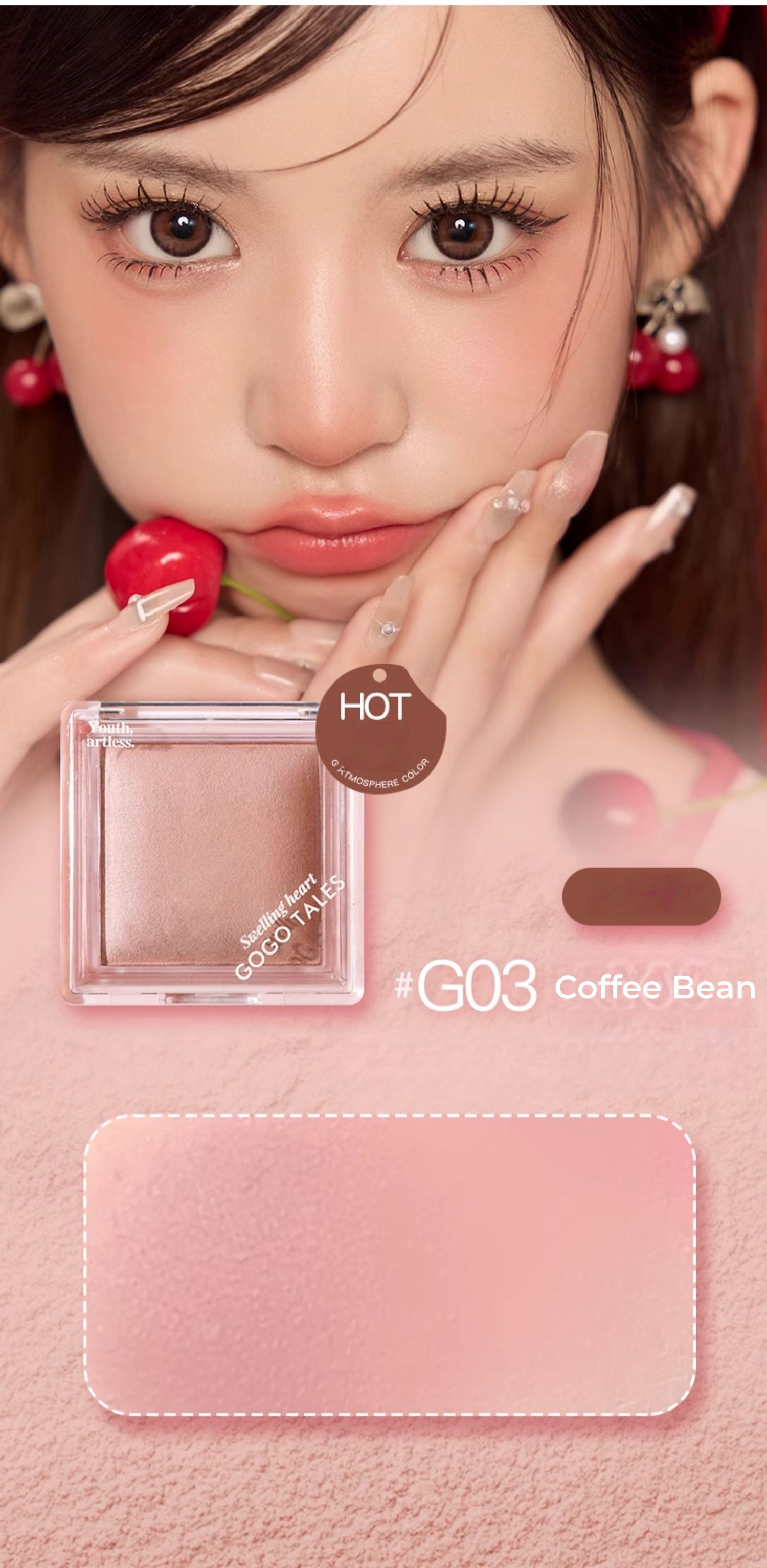 GOGO TALES Baked Mono Matte Blusher Powder T5248